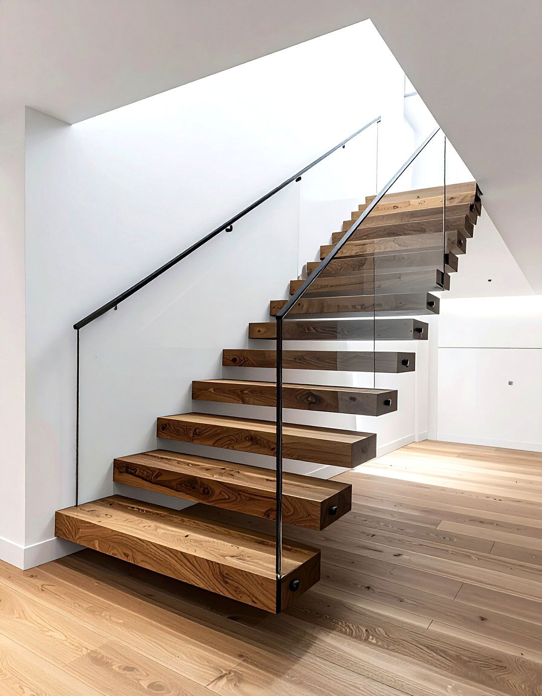 Floating Staircase - 30 parade of homes decor ideas