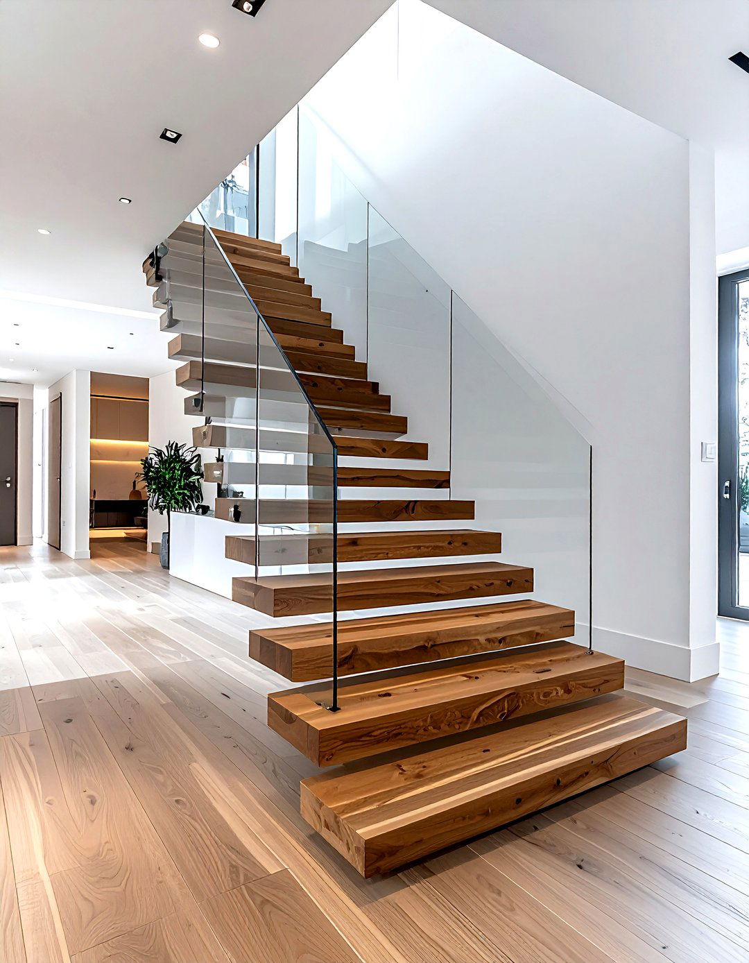 Floating Staircase - 30 dramatic decor ideas