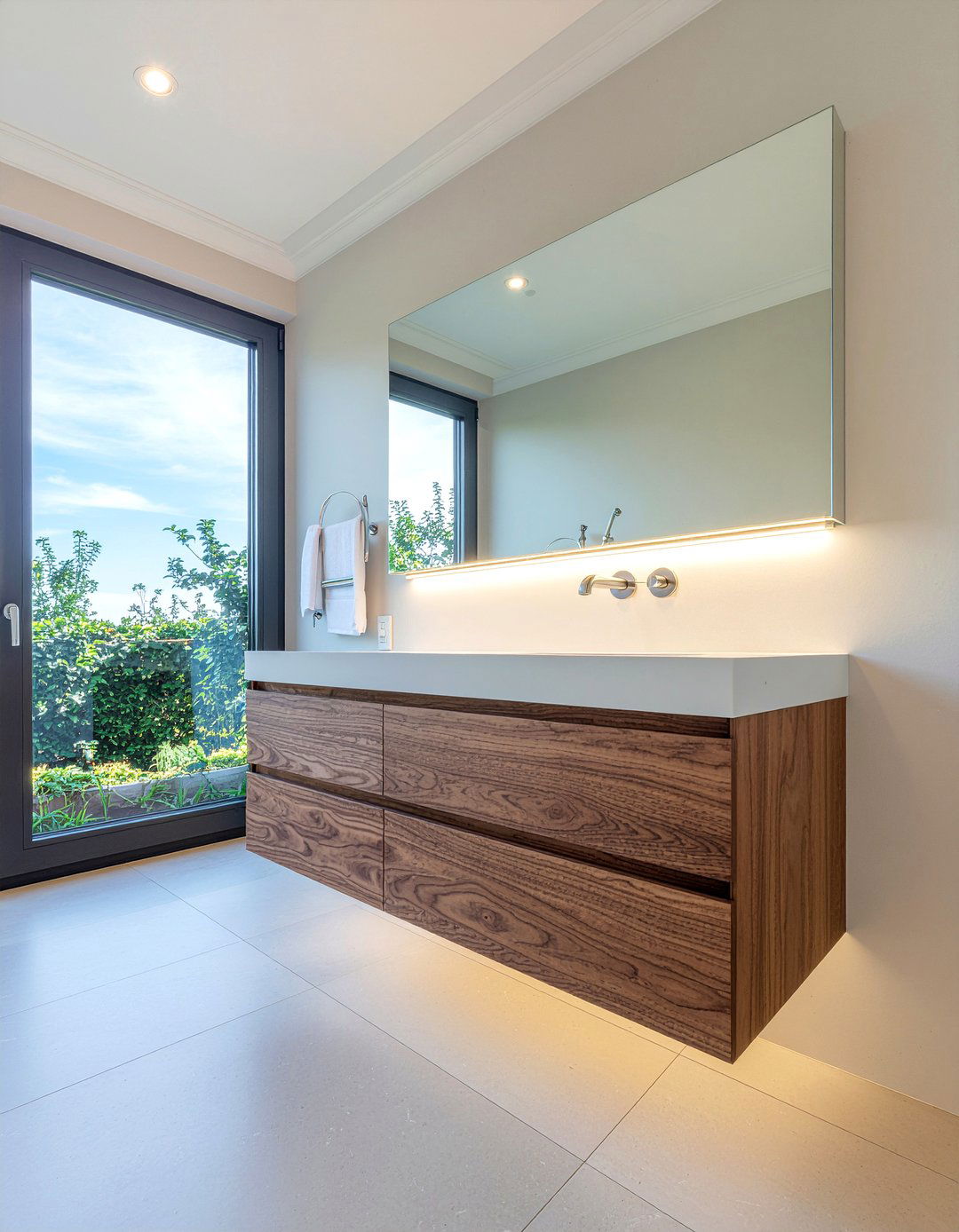 Floating Vanity - 30 bathroom inspo ideas