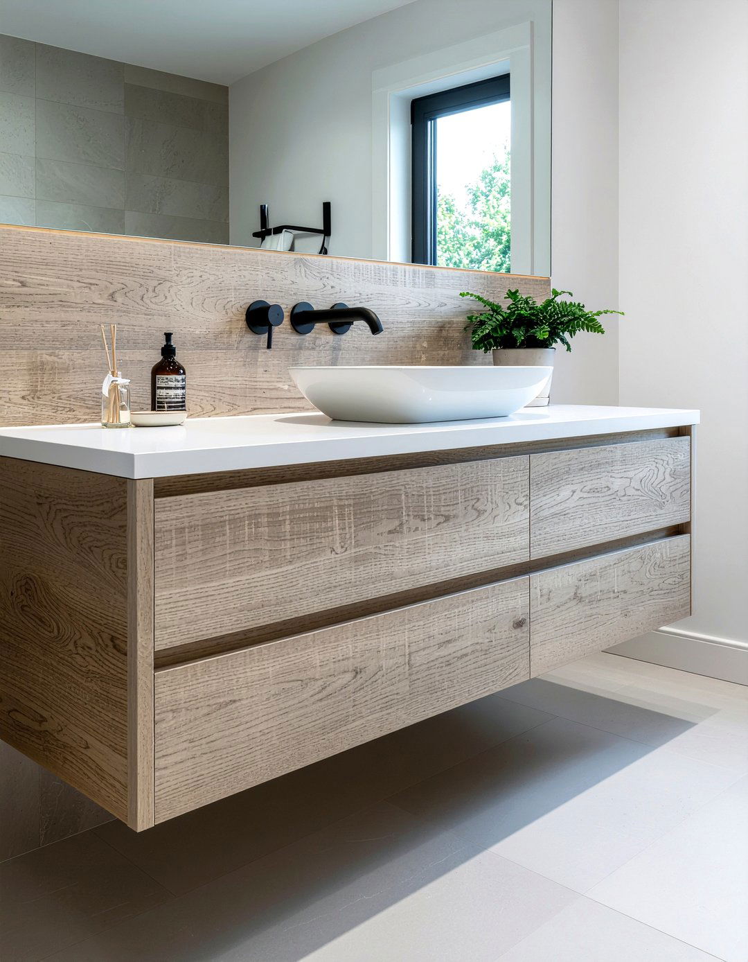 Floating Vanity - 30 bathroom future trend ideas