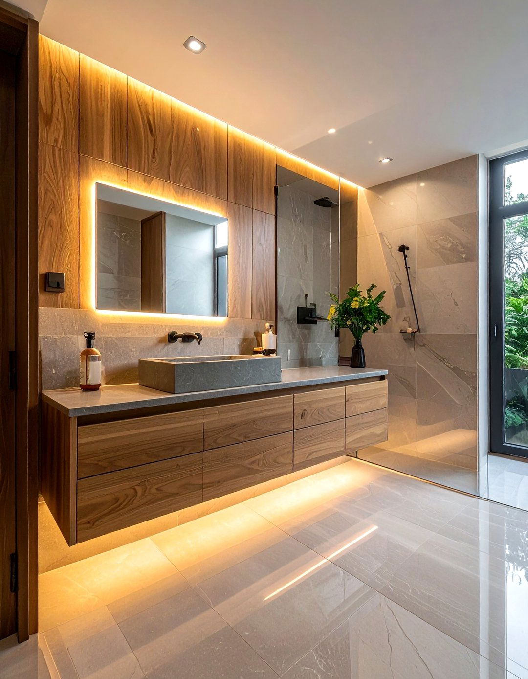 Floating Vanity Bathroom - 30 chic bathroom ideas