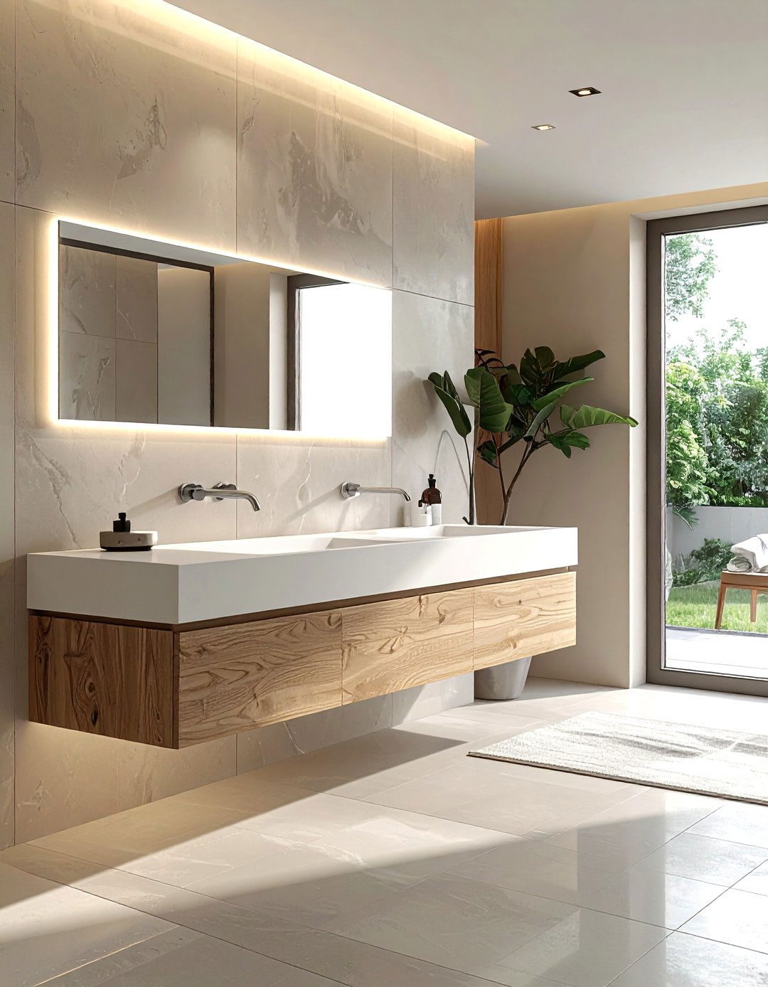 Floating Vanity Wall Mounted Faucet - 30 wall-mounted faucet ideas