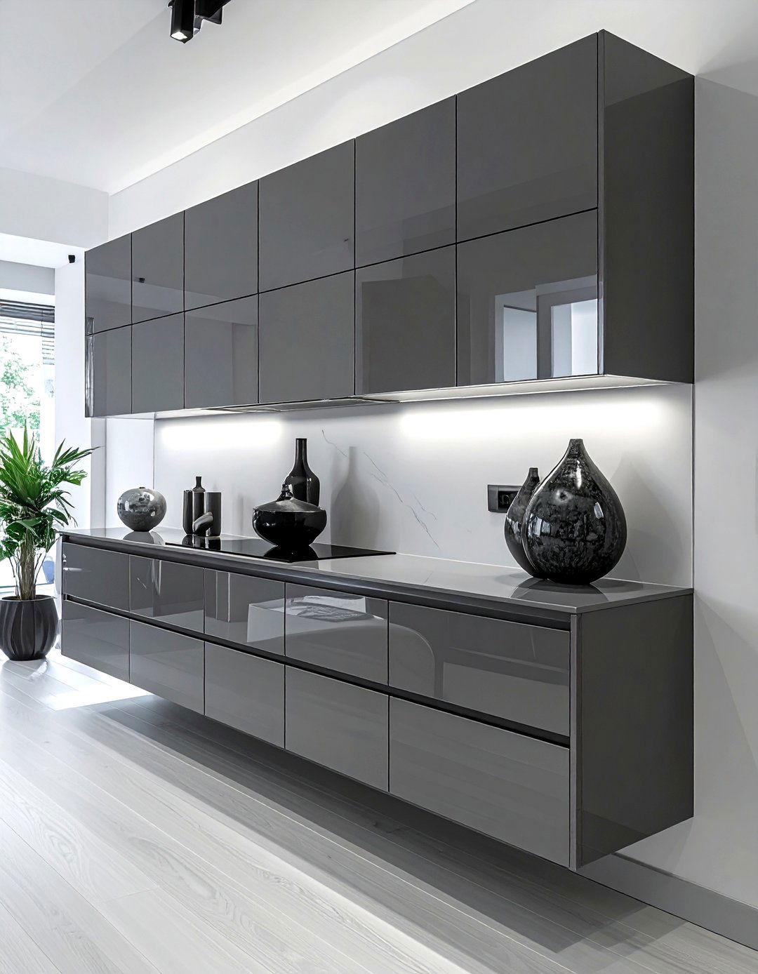 Floating Wall Cabinet - 30 bedroom cabinet storage ideas