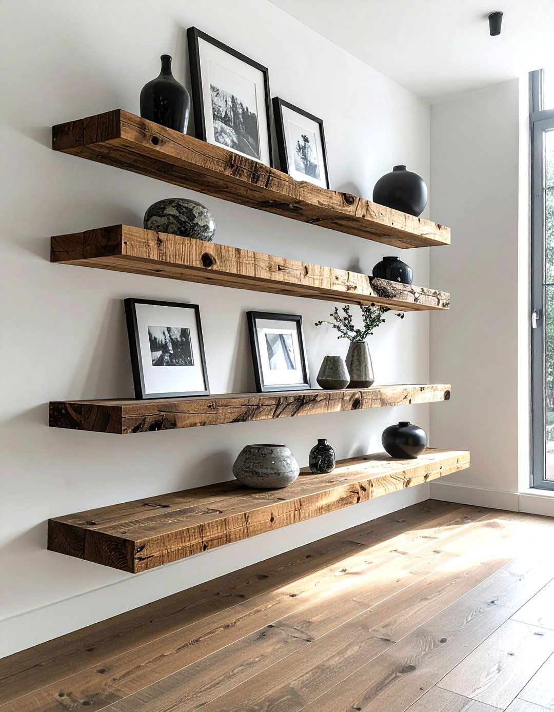 Floating Wall Shelves - 30 functional decor ideas