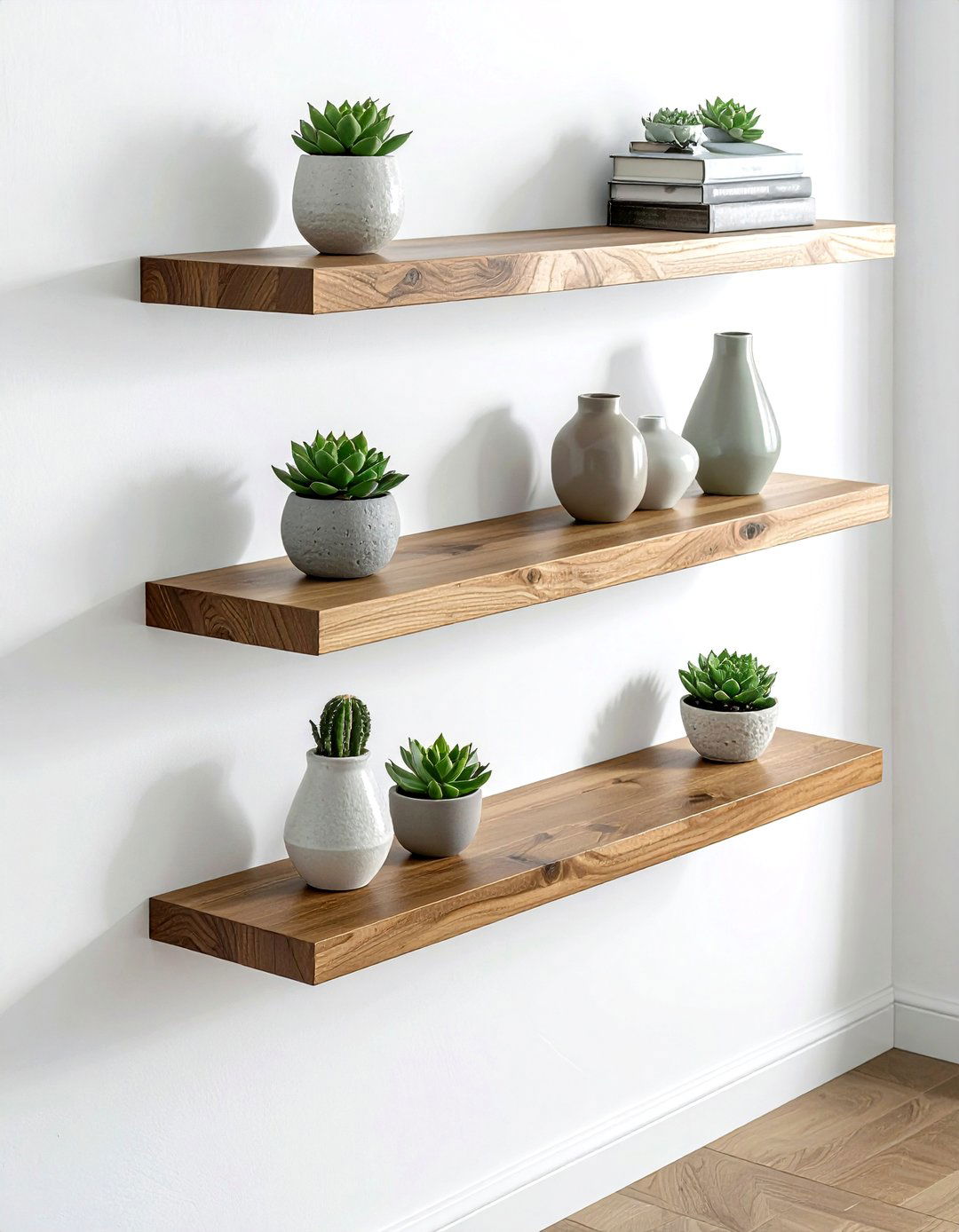 Floating Wall Shelves - 30 home decorating ideas