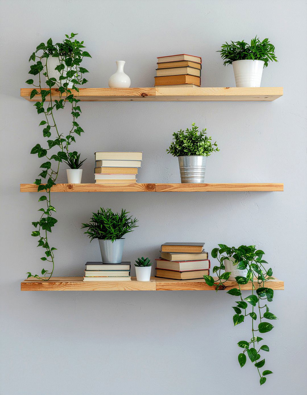 Floating Wall Shelves - 30 living room refresh ideas