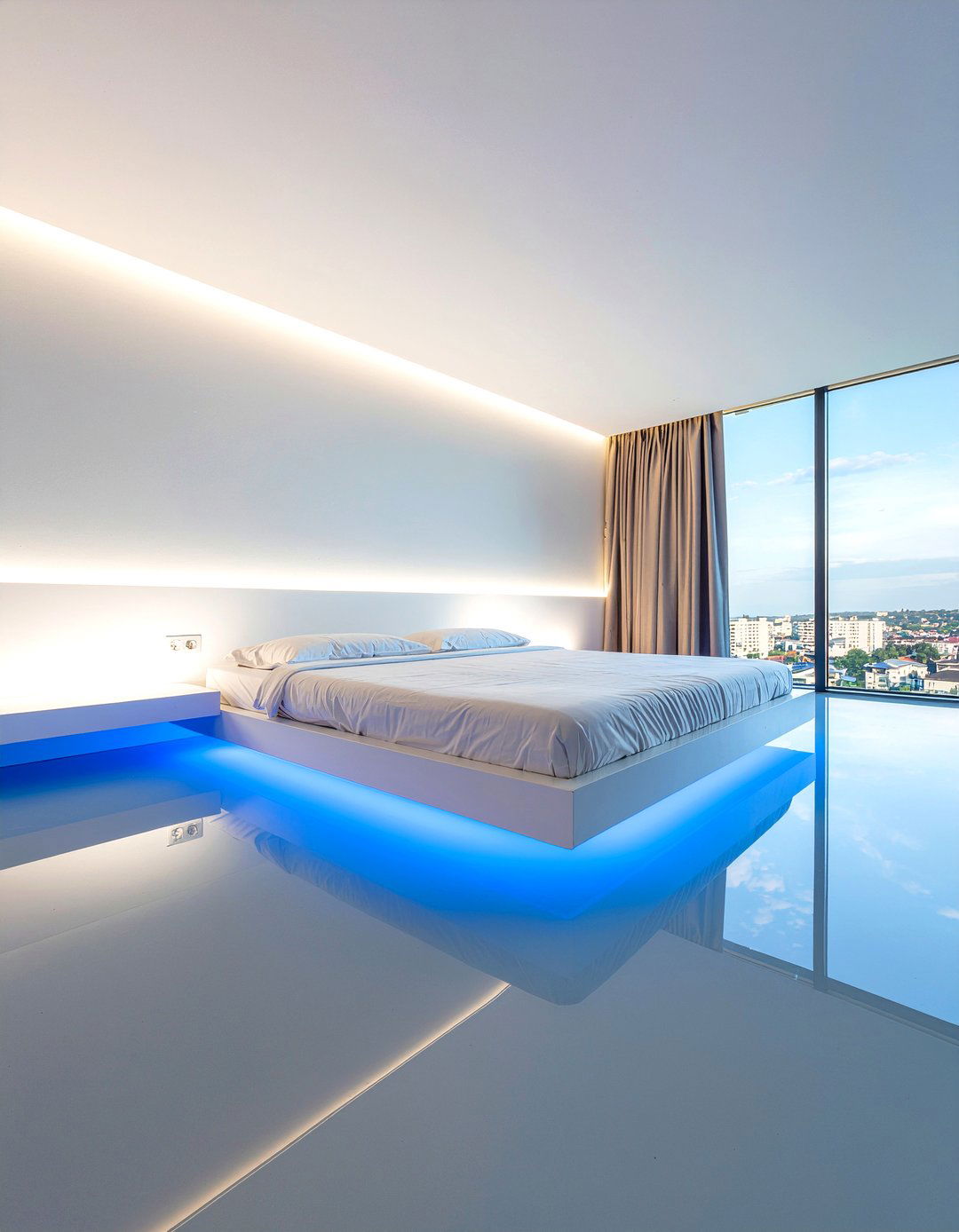 Floating bed - 30 underwater bedroom ideas