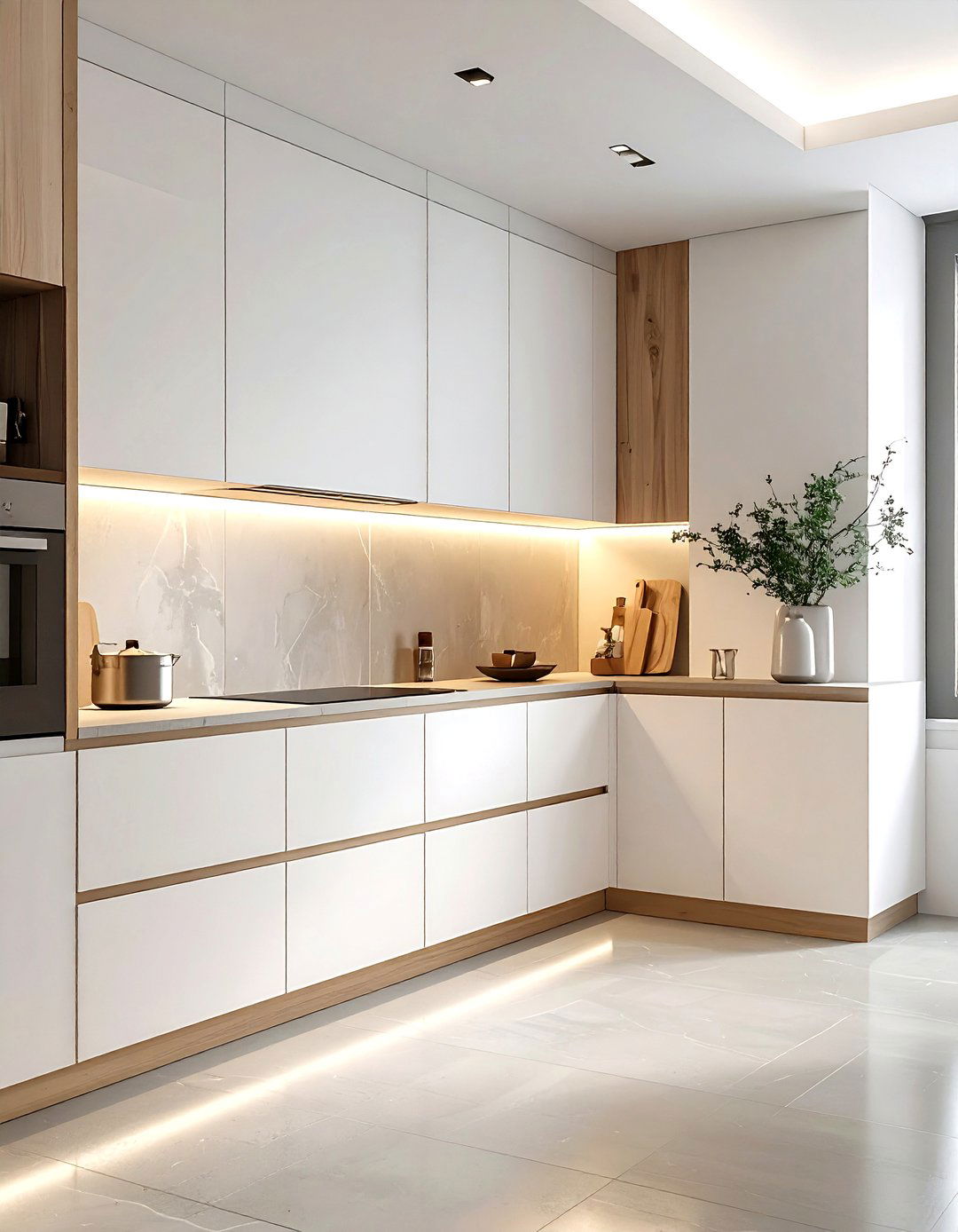 Floating cabinets - 30 DIY kitchen cabinet ideas