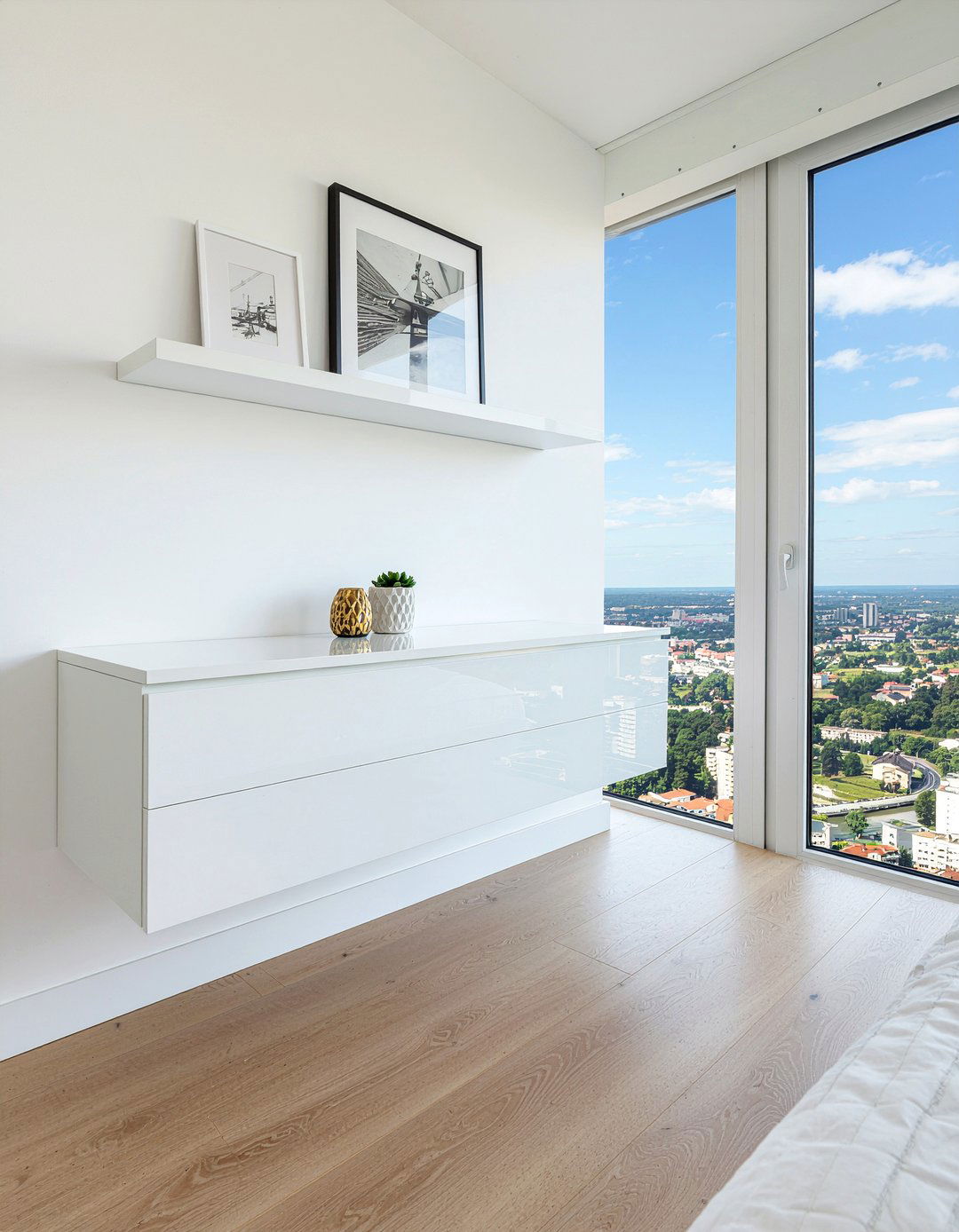 Floating dresser - 30 bedroom modern dressers