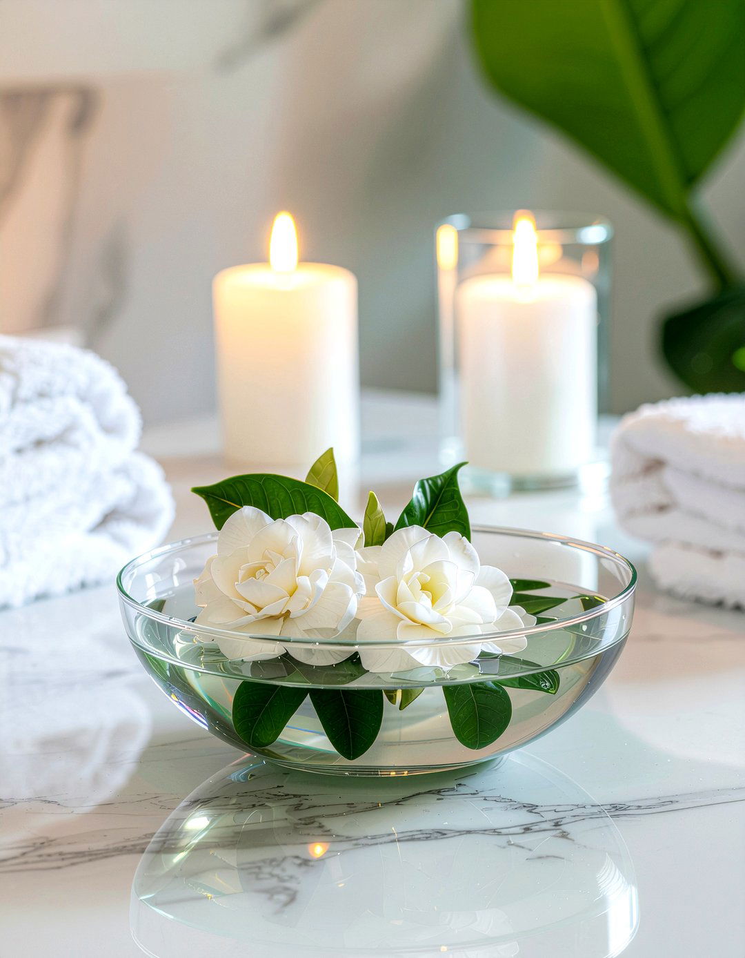 Floating flower bowl - 30 floral arrangement ideas