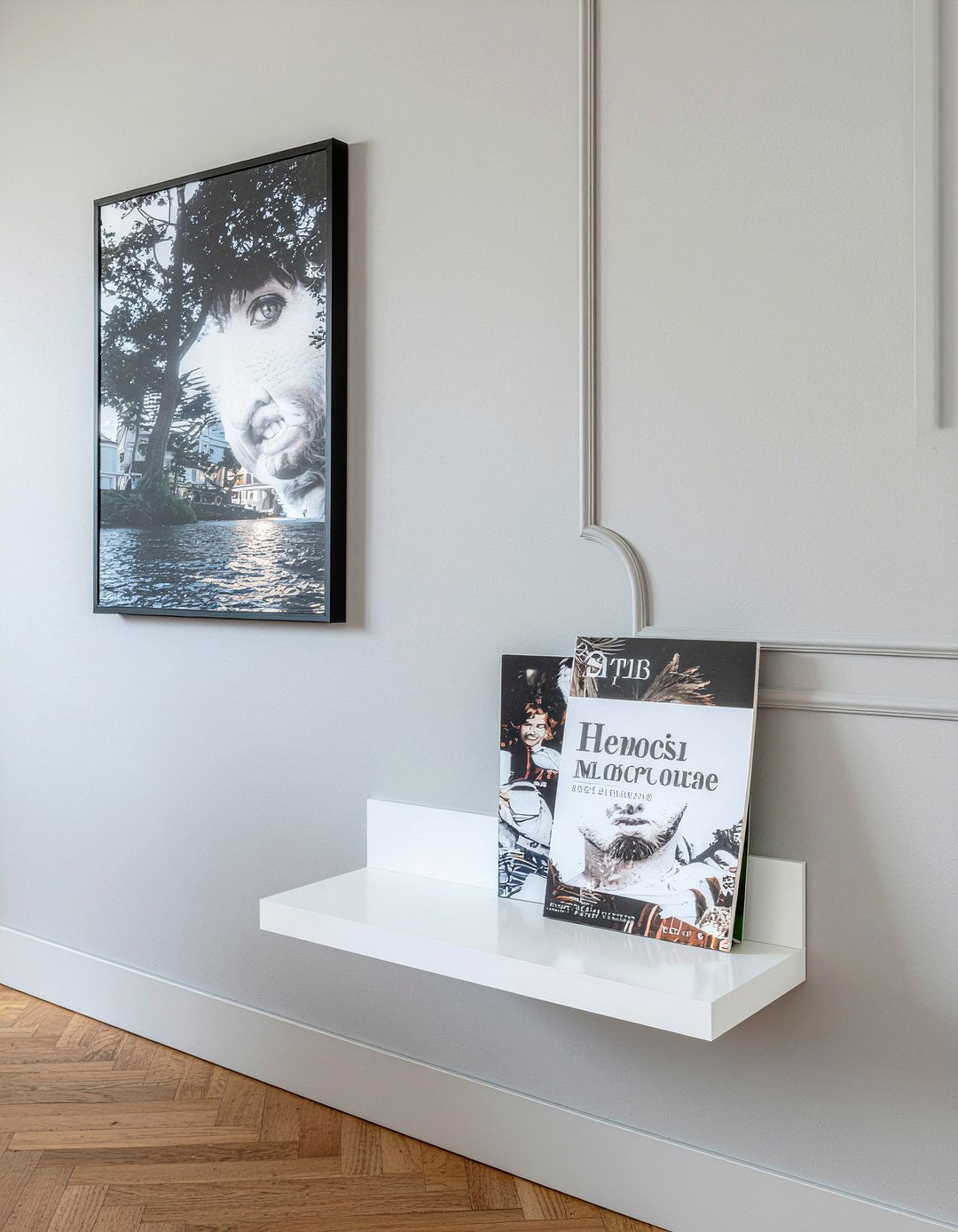 Floating magazine shelf - 30 bedroom magazine racks