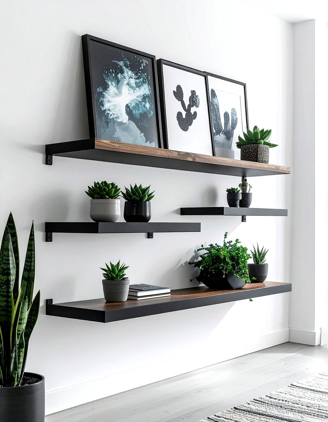 Floating shelf - 30 living room clever storage ideas