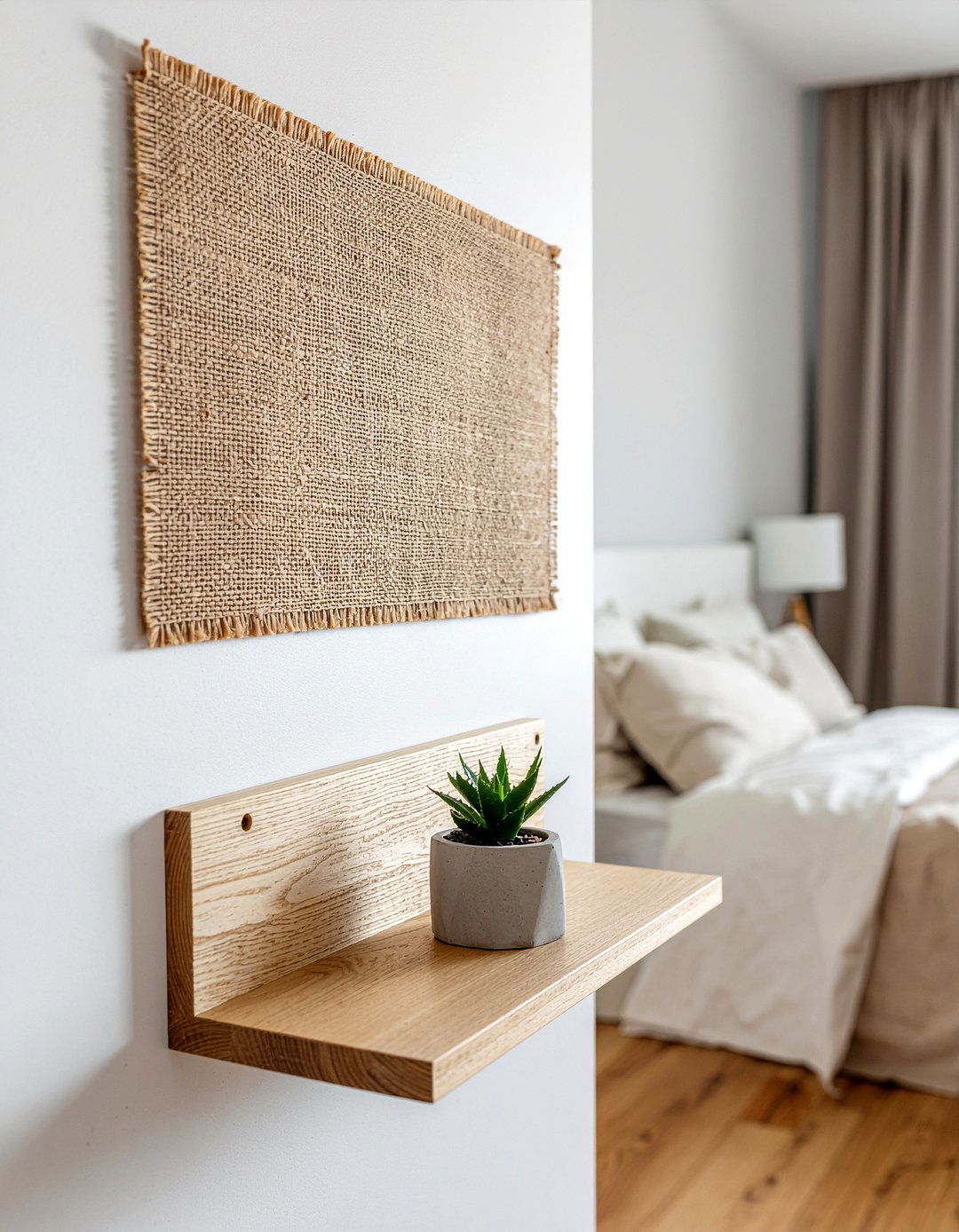 Floating shelf pin board - 30 bedroom bulletin boards