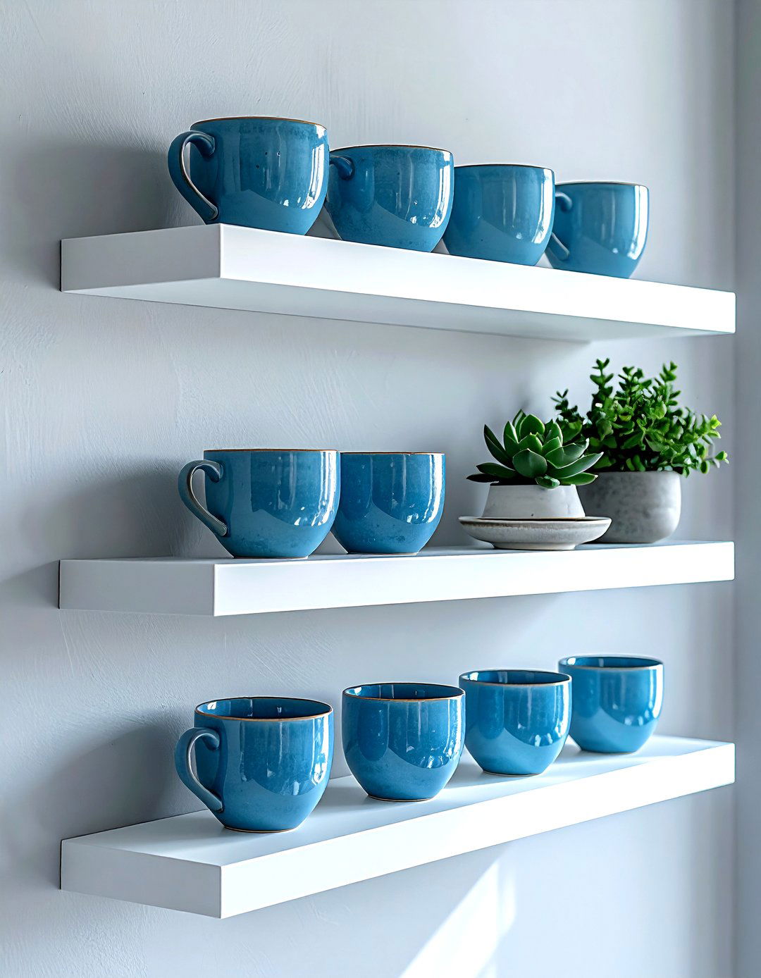 Floating shelves - 30 kitchen on a budget ideas