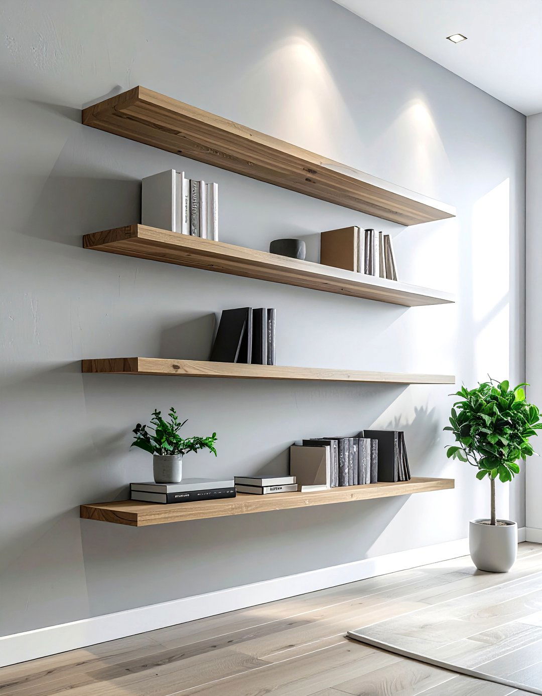 Floating shelves decor - 30 modern clean decor ideas