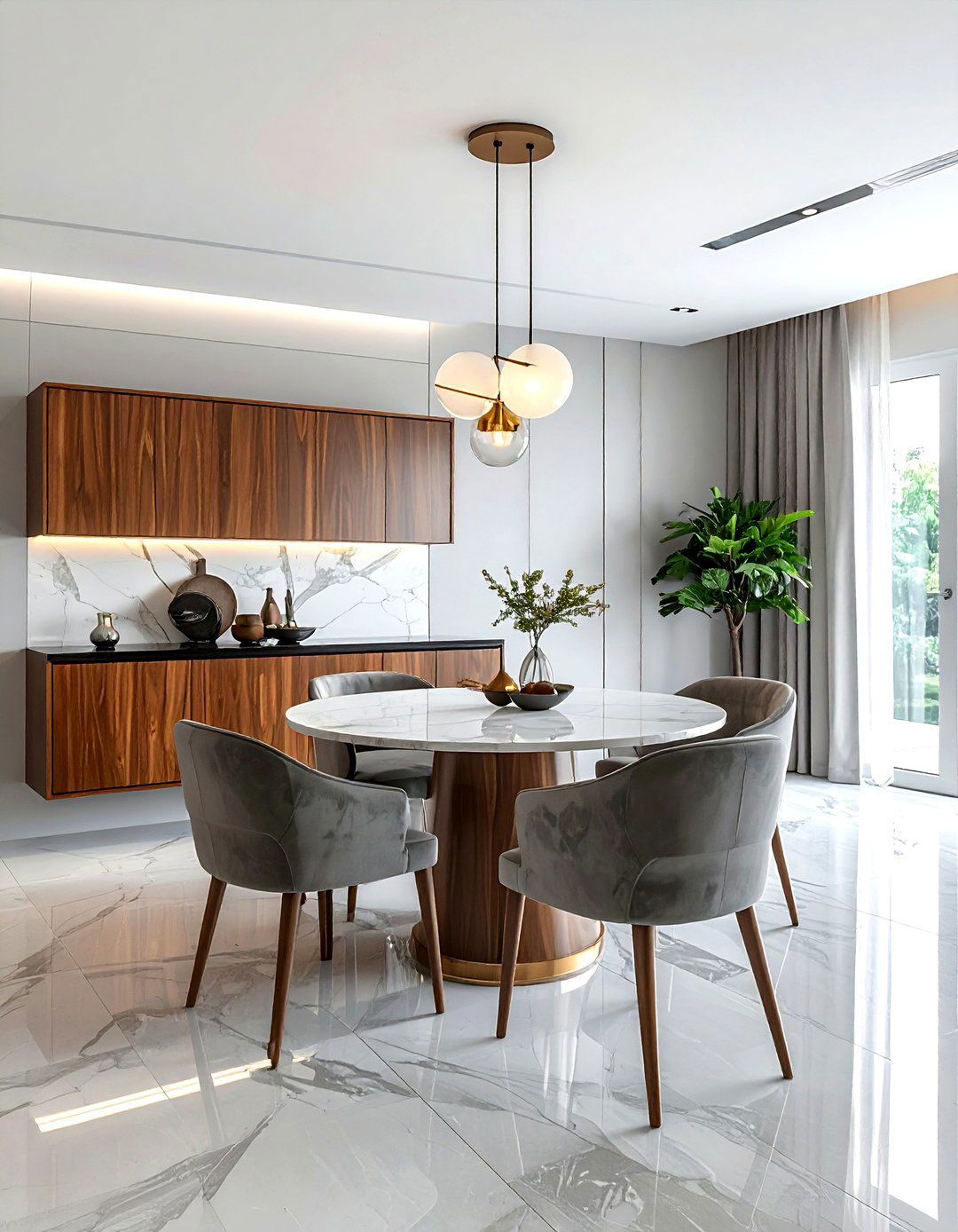 Floating sideboards - 30 dining room clever storage ideas