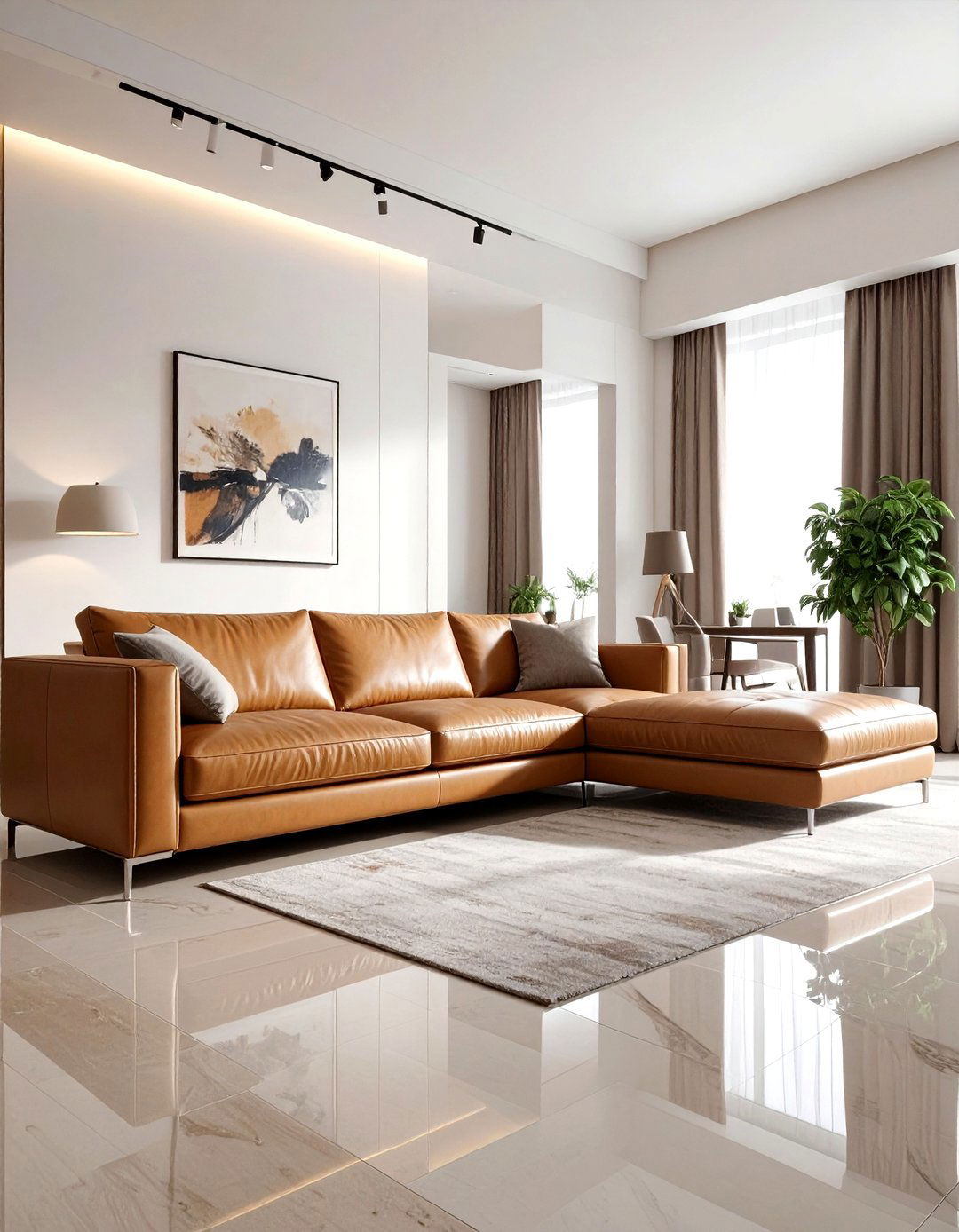 Floating sofa layout - 30 living room zoning ideas