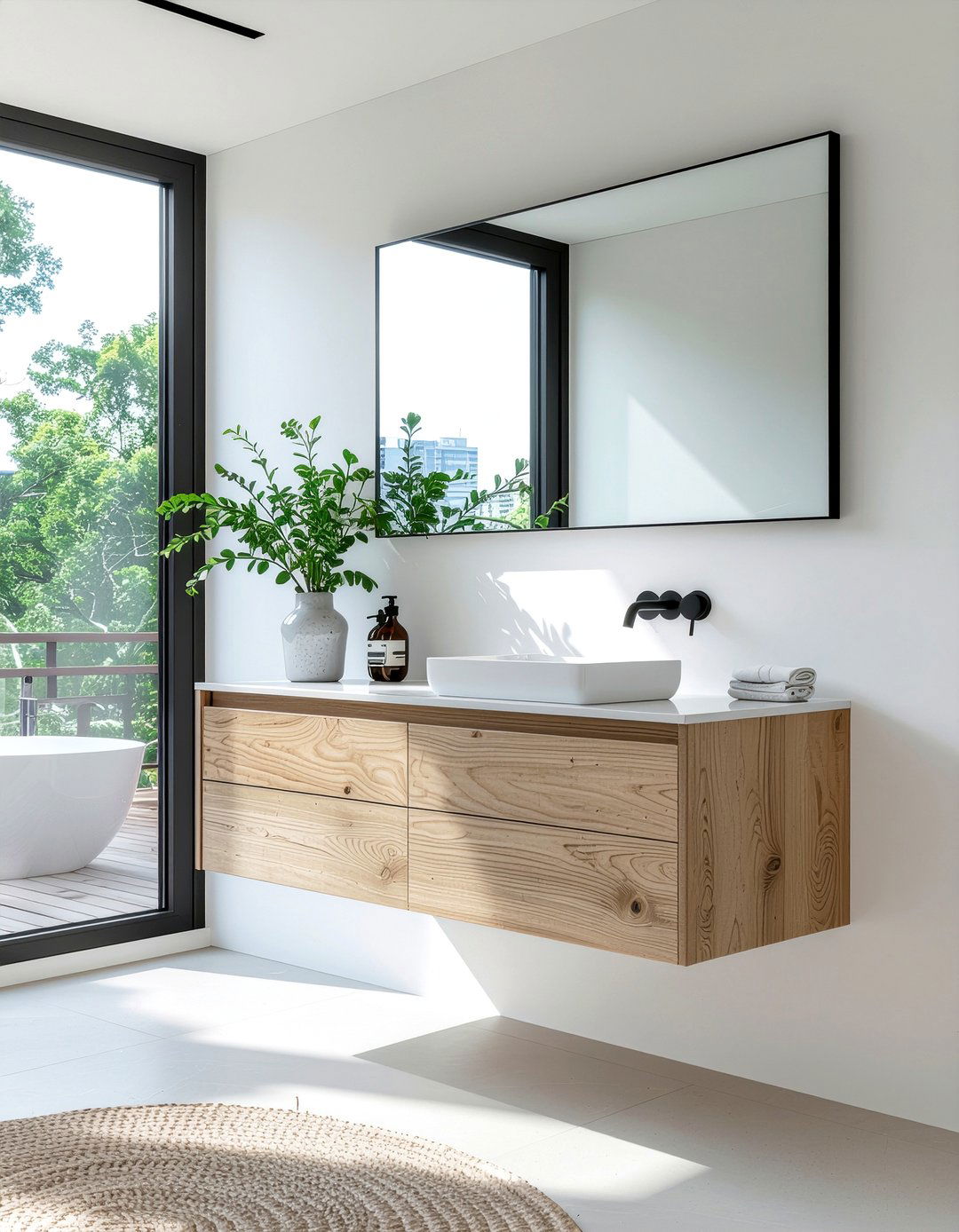 Floating vanity - 30 favorite decor ideas