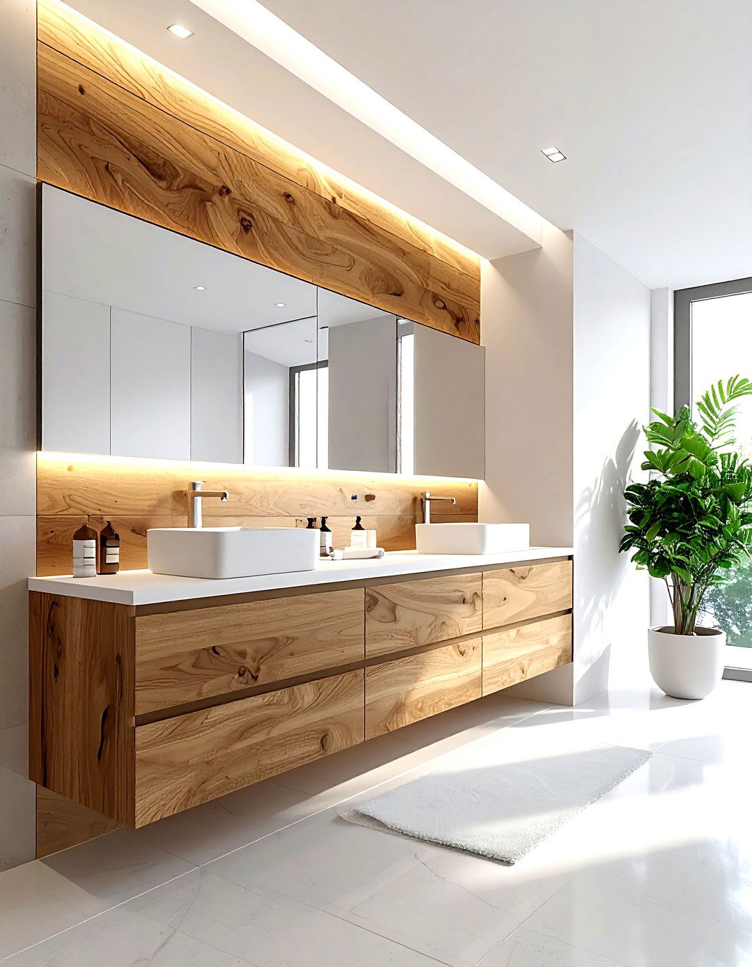 Floating vanity bathroom - 30 modern bathroom ideas