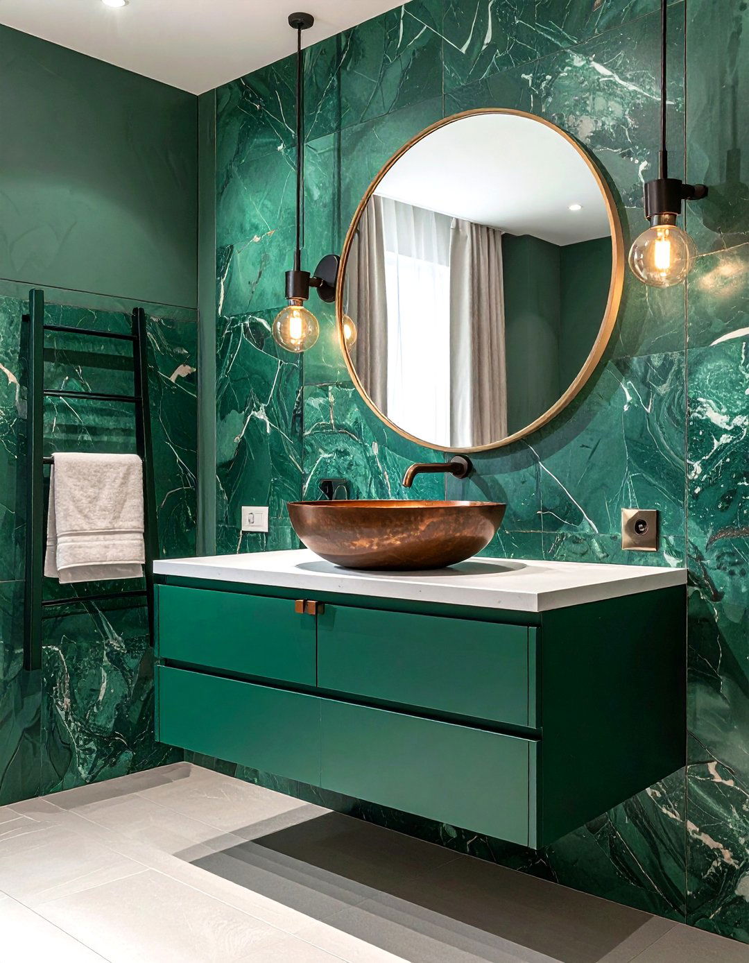 Floating vanity for powder room - 30 floating vanity ideas