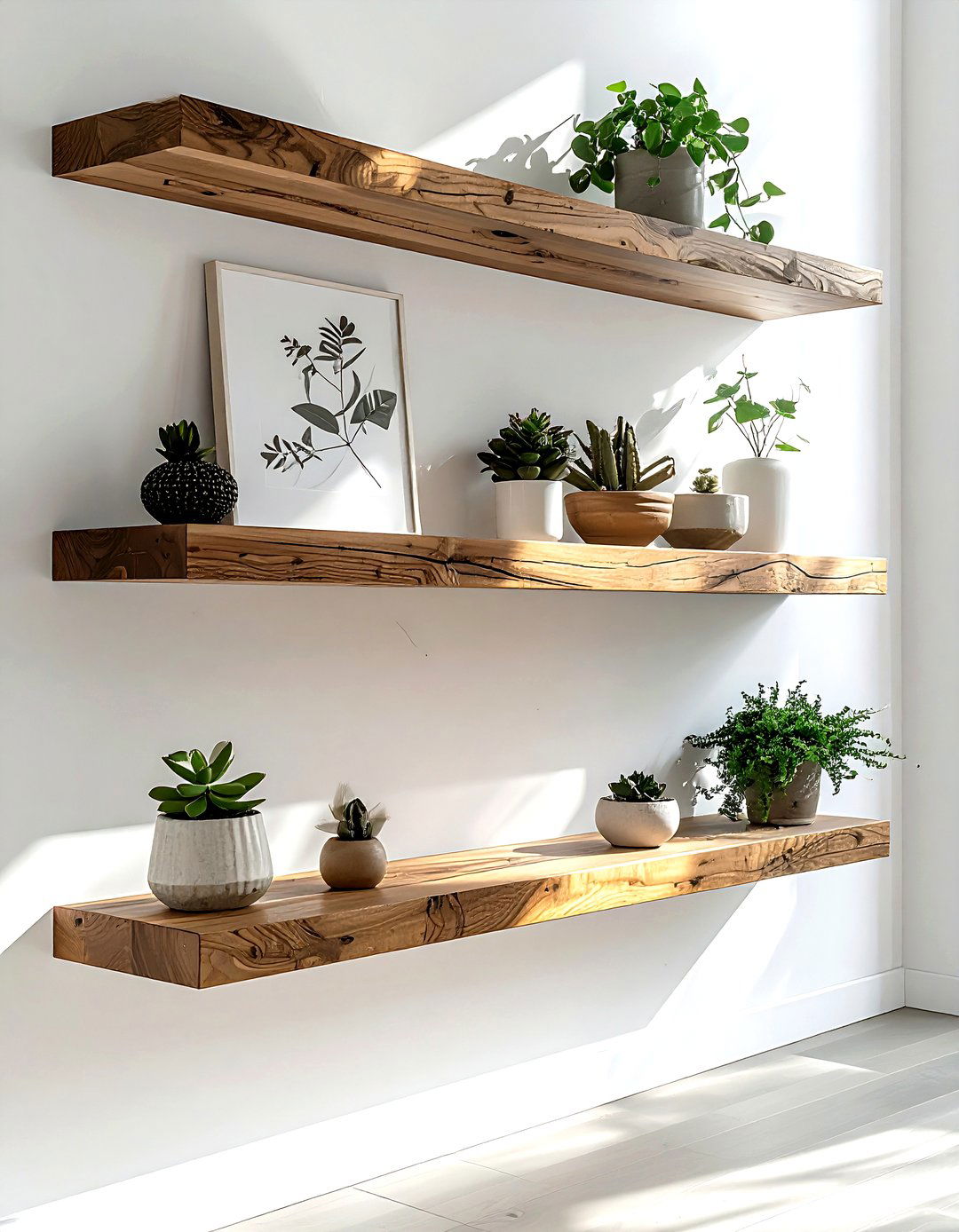 Floating wall shelves - 30 decorating tips