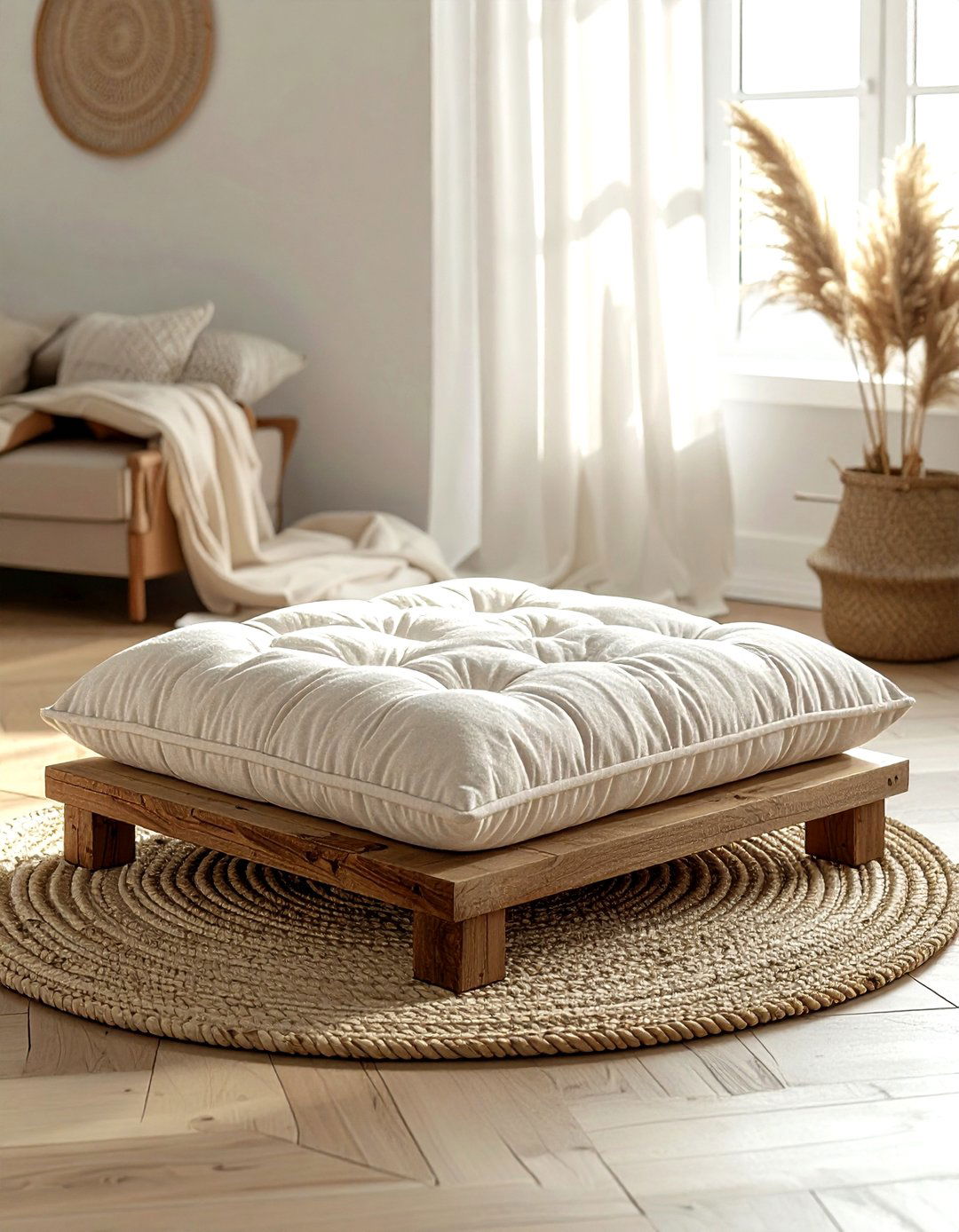 Floor Cushion - 30 mindful decor ideas