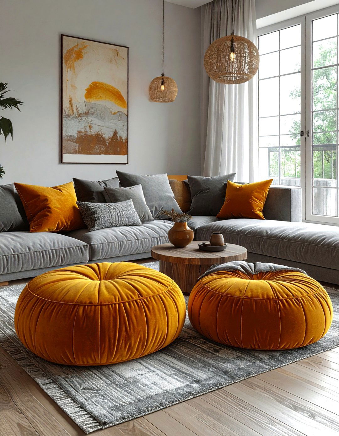 Floor Cushion Seating - 30 no damage decor ideas