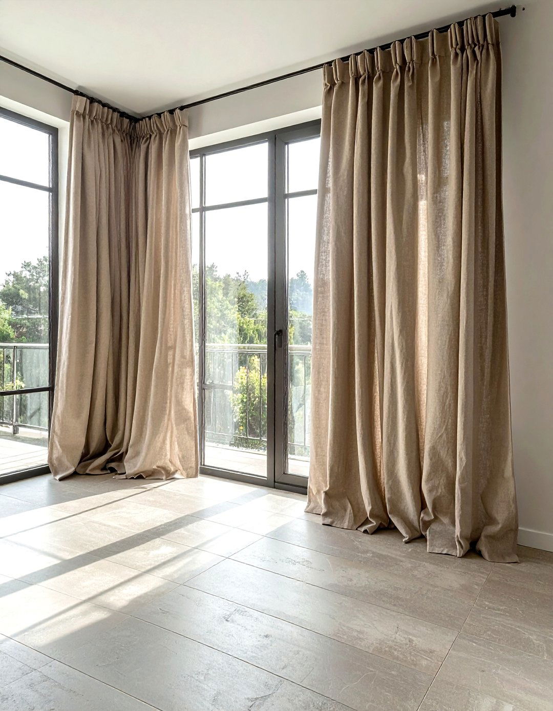 Floor Length Curtain - 30 decor final detail ideas
