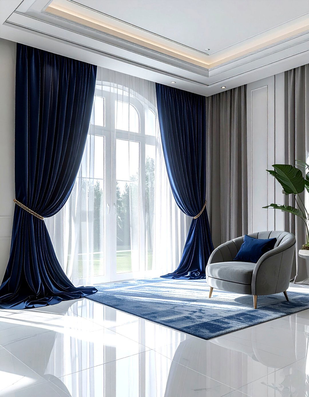 Floor Length Curtain Living Room - 30 plush living room ideas