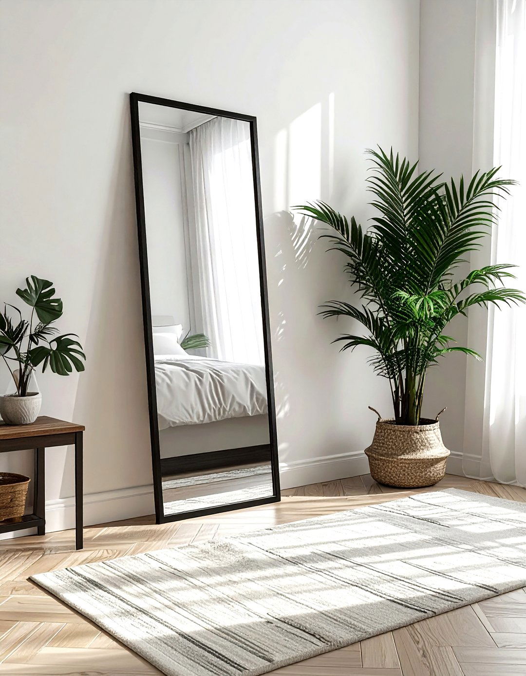 Floor Mirror - 30 perfect decor ideas