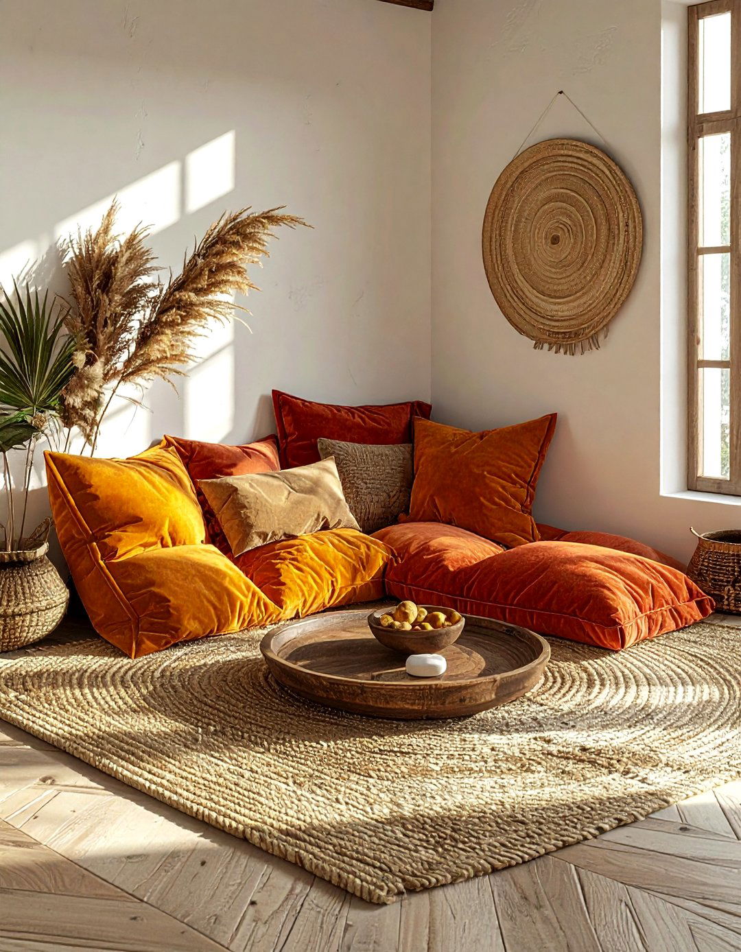 Floor Pillow Seating - 30 bedroom reading nook ideas