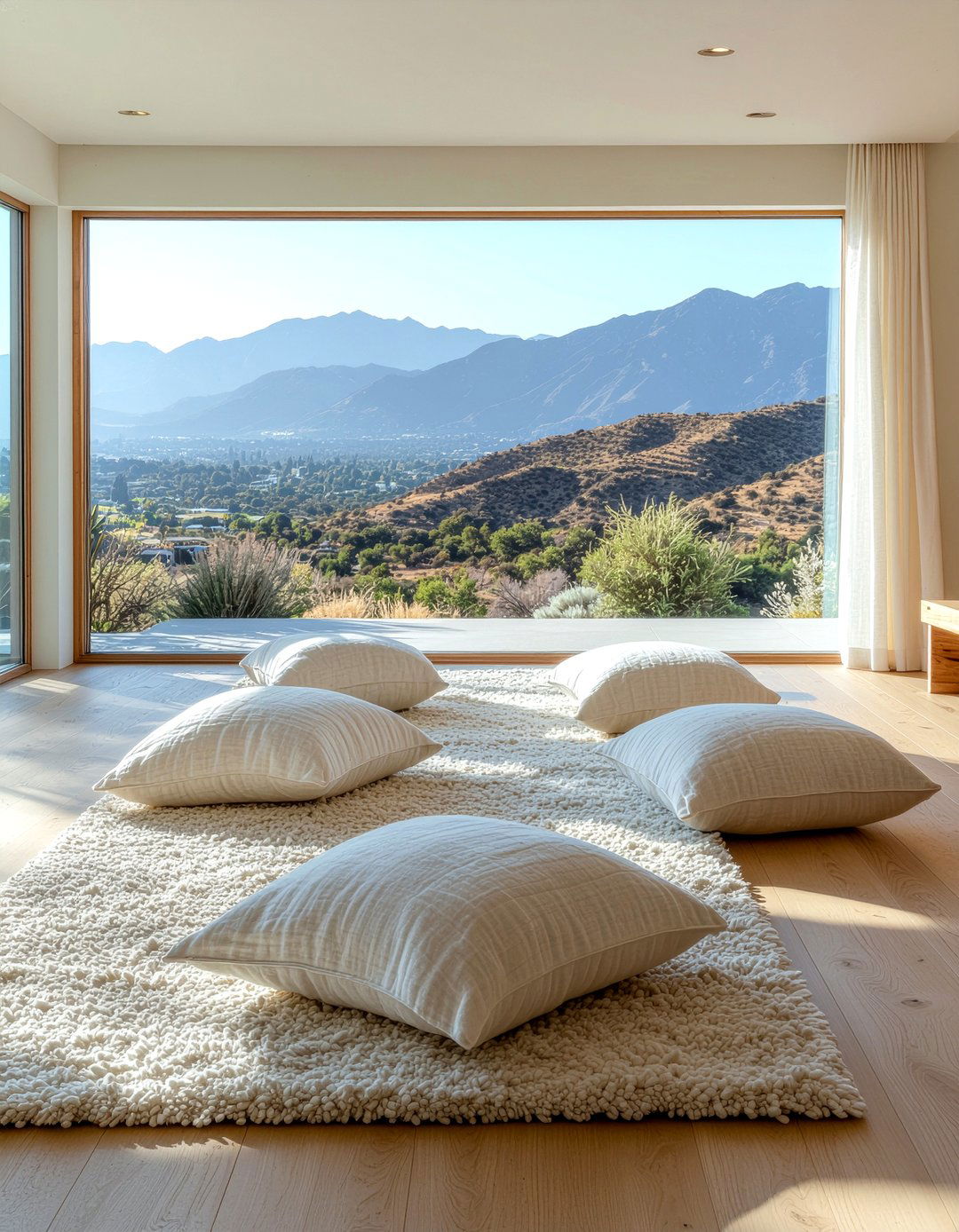 Floor Seating Arrangement - 30 meditation living room ideas