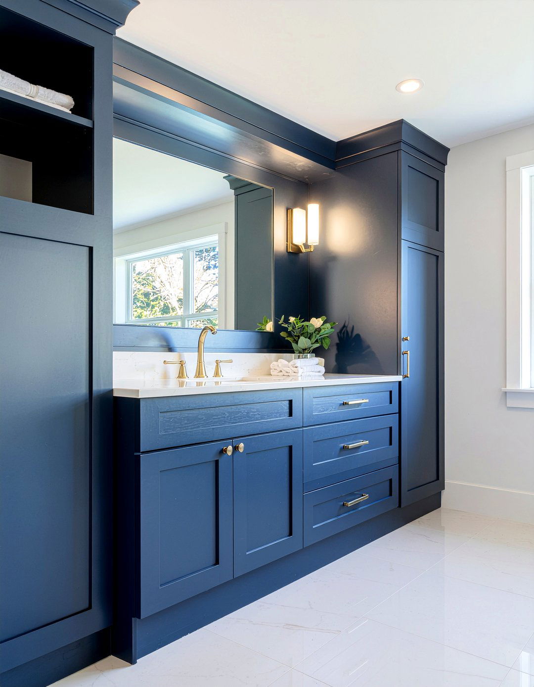 Floor To Ceiling Bathroom Cabinetry - 30 bathroom millwork ideas