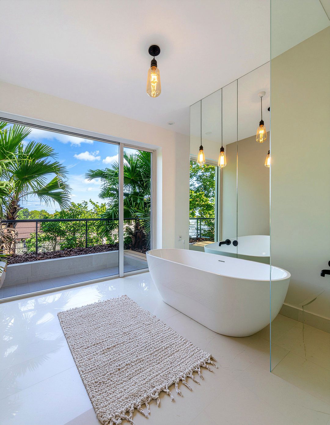 Floor To Ceiling Bathroom Mirror - 30 mirrored wall bathroom ideas