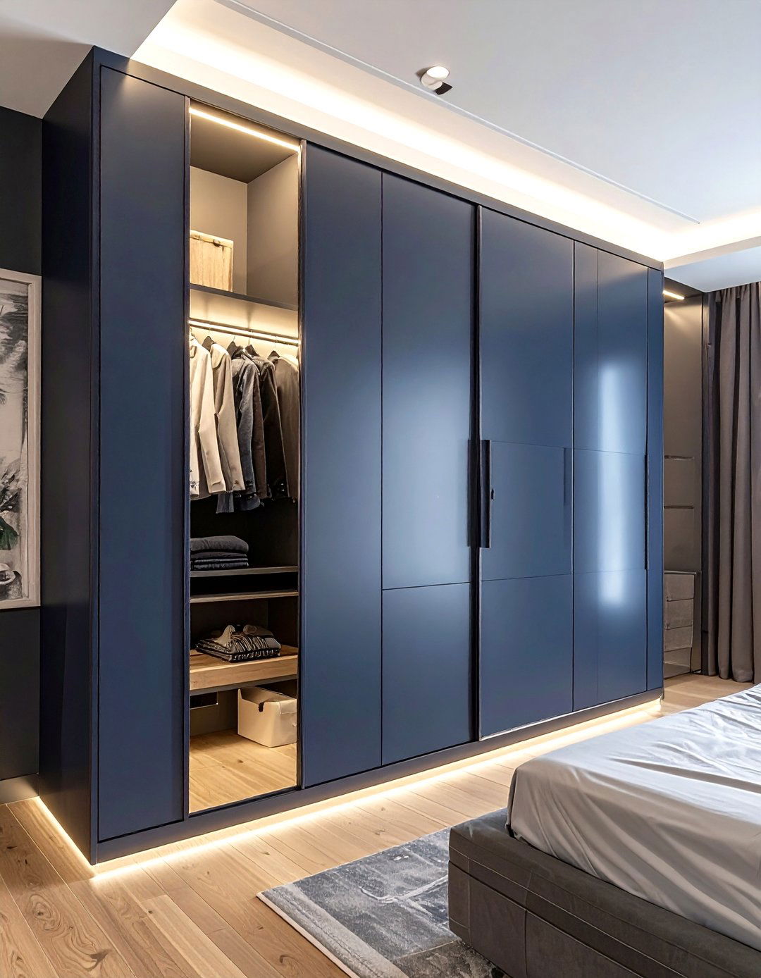 Floor To Ceiling Bedroom Cabinetry - 30 bedroom built-in storage ideas