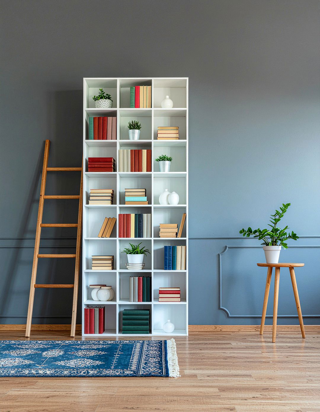 Floor To Ceiling Bookshelf - 30 living room anchor piece ideas