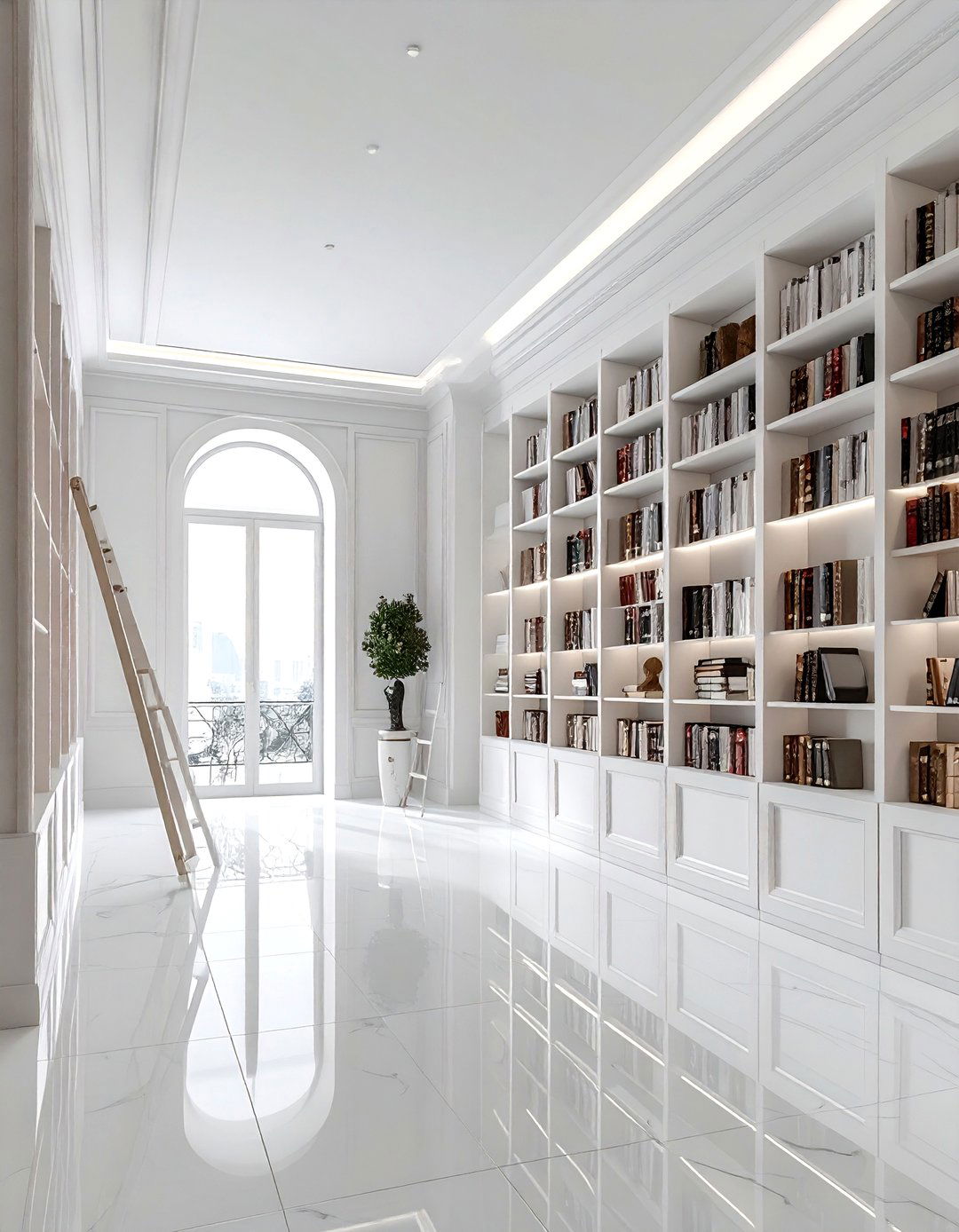 Floor To Ceiling Bookshelves - 30 rich decor ideas