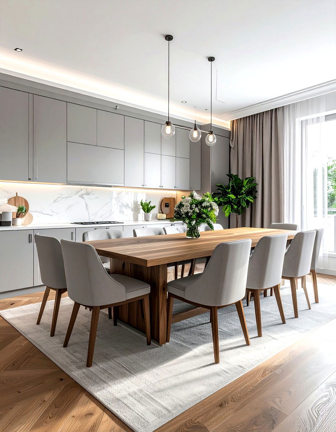 Floor To Ceiling Cabinets - 30 dining room storage solutions