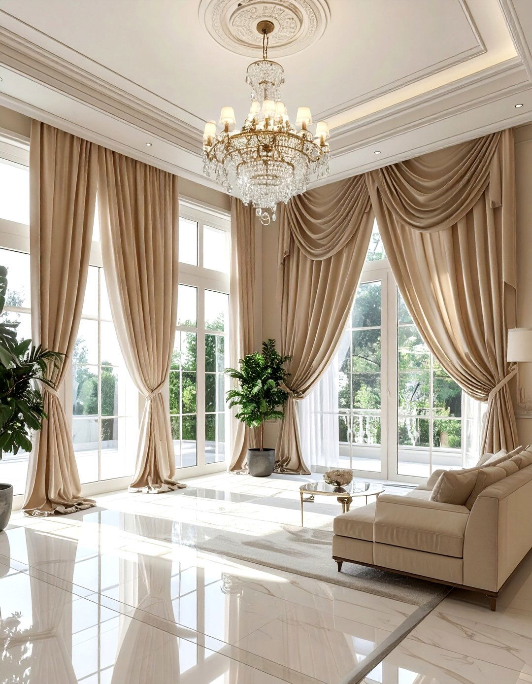Floor To Ceiling Drapes - 30 window treatment ideas