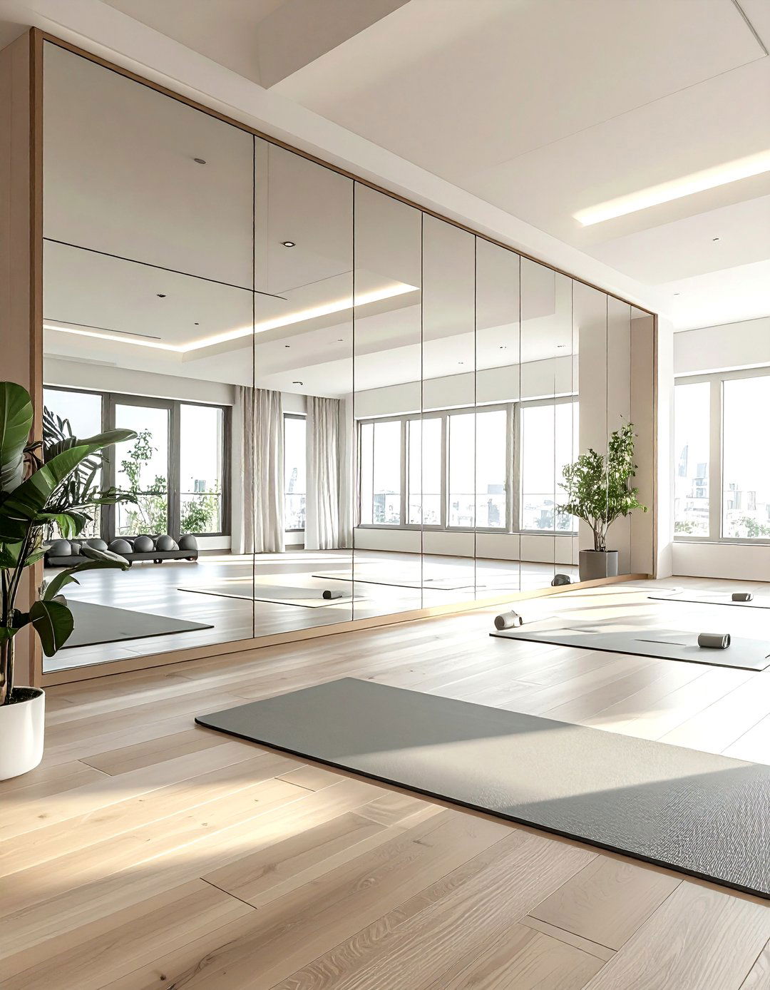 Floor To Ceiling Mirror - 30 mirror wall decor ideas