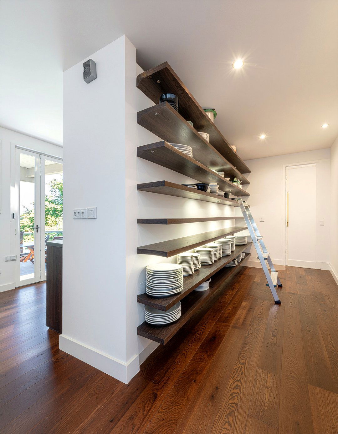 Floor To Ceiling Open Shelving - 30 open shelving kitchen ideas