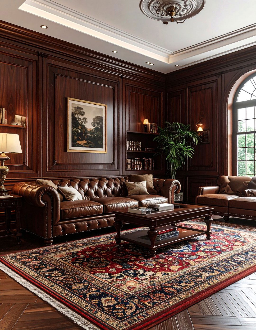 Floor To Ceiling Paneling - 30 living room trim ideas