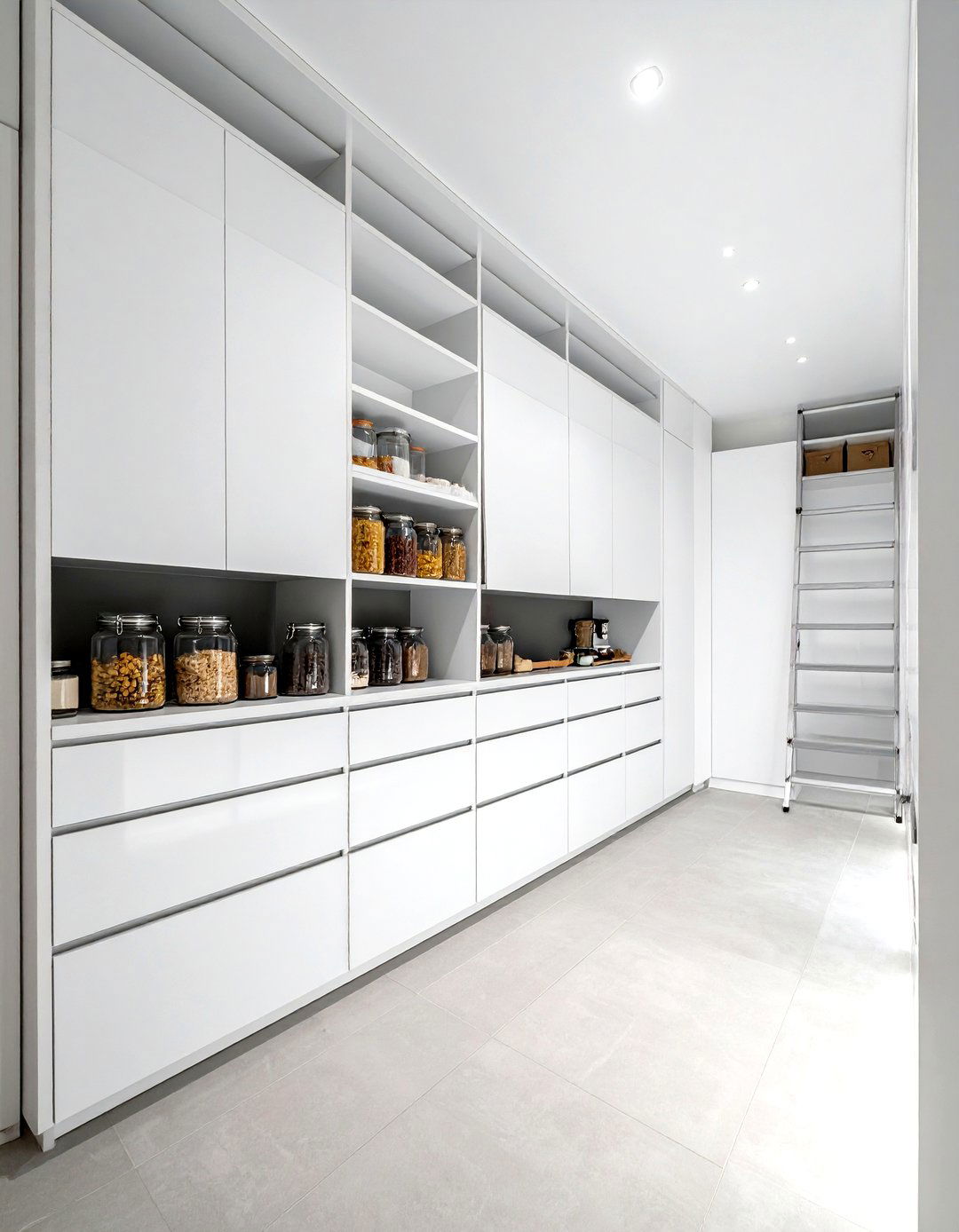 Floor To Ceiling Pantry - 30 dining room vertical storage ideas