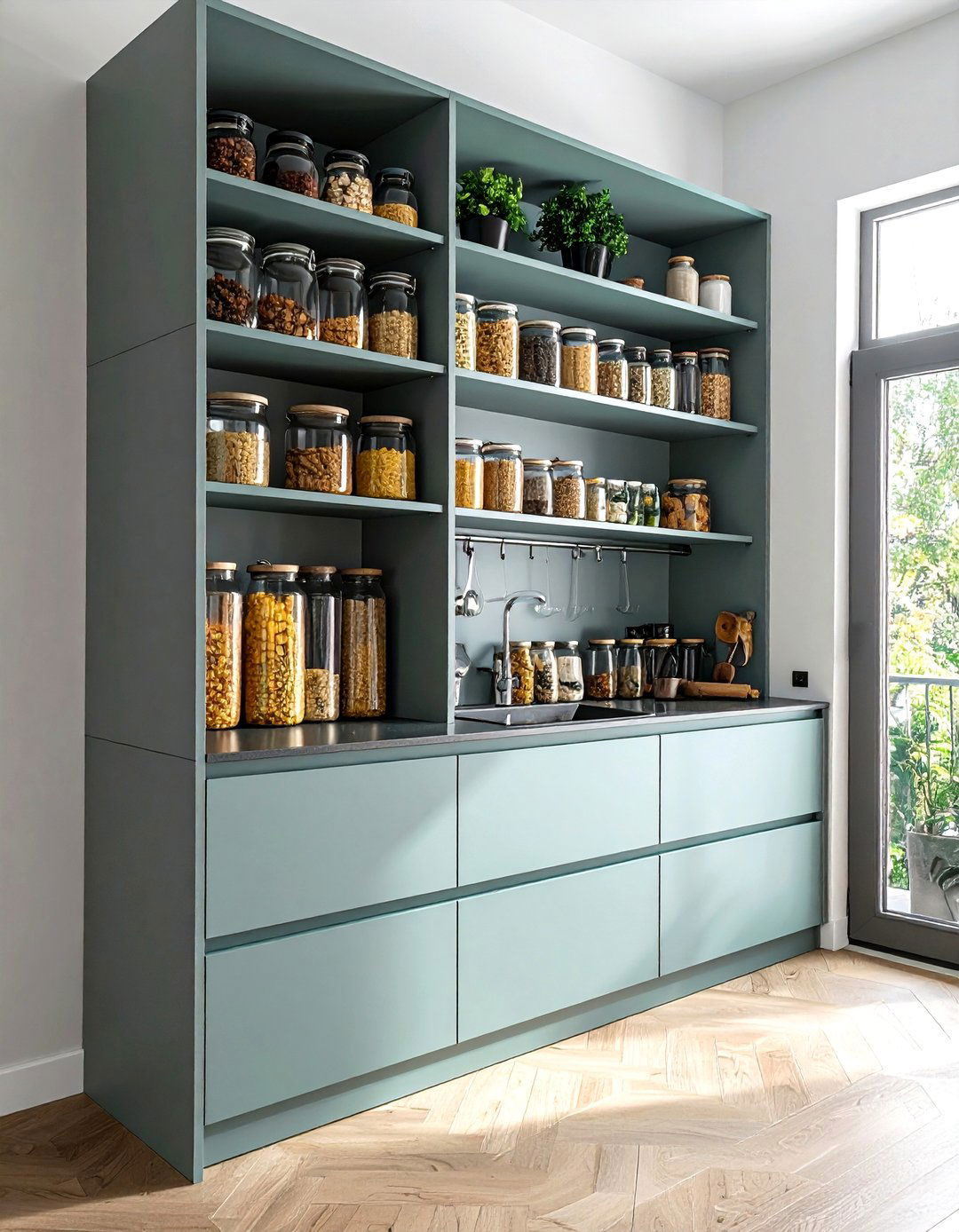 Floor To Ceiling Pantry - 30 small kitchen cabinet ideas