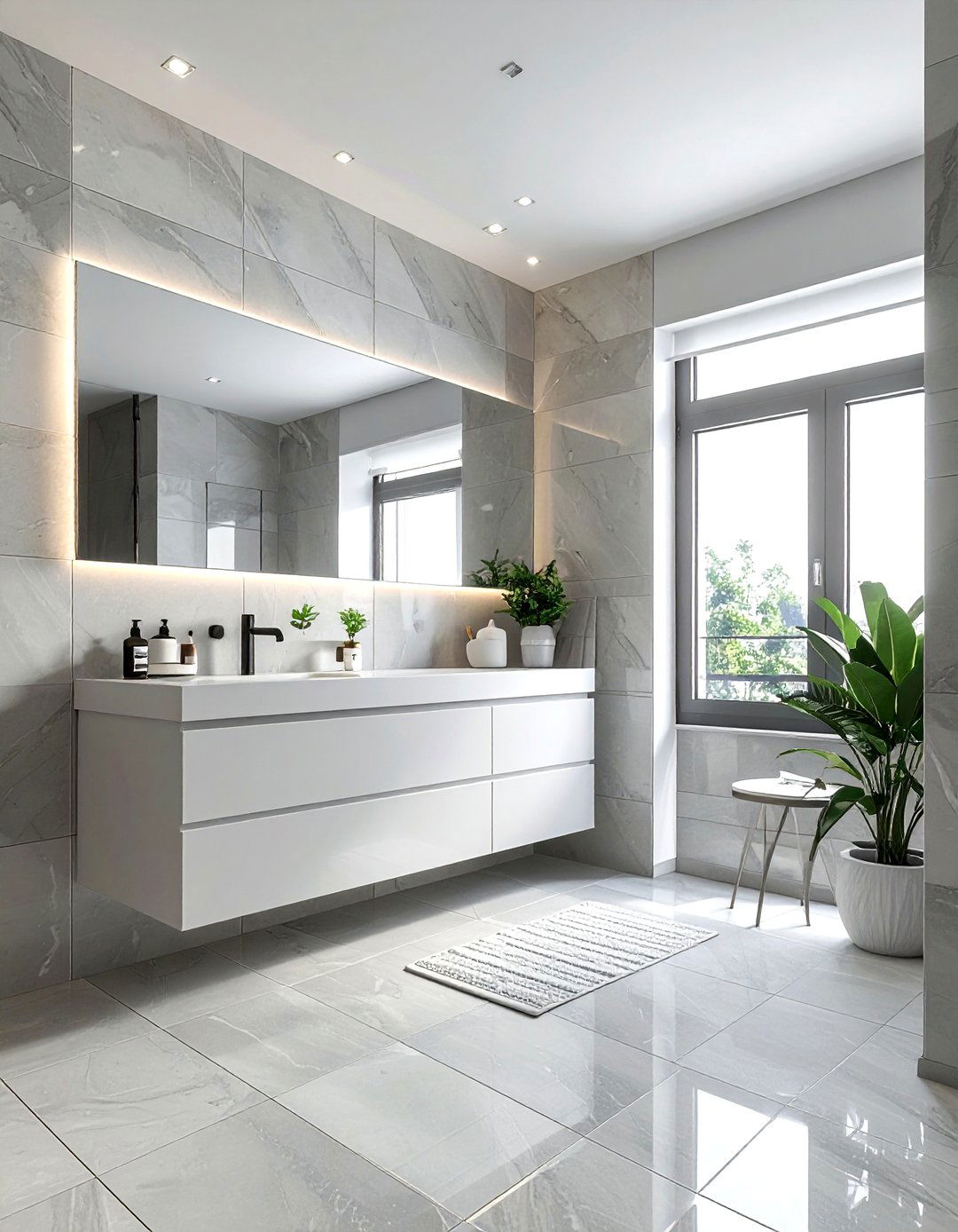 Floor To Ceiling Picket Tile - 30 picket tile bathroom ideas