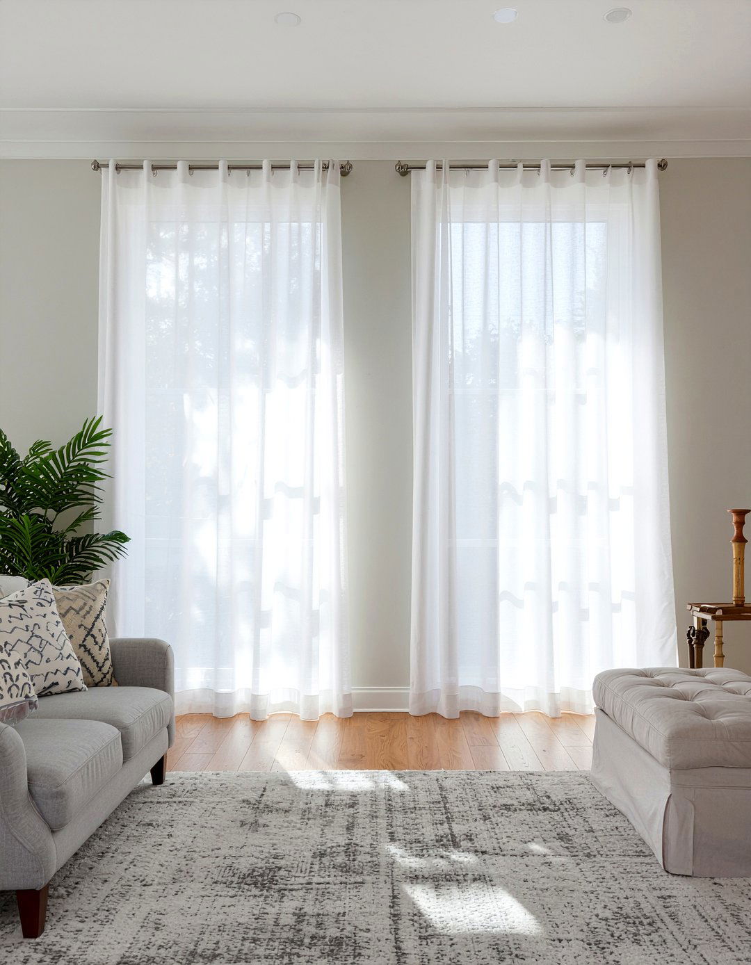 Floor To Ceiling Sheer Curtains - 30 living room sheer curtains