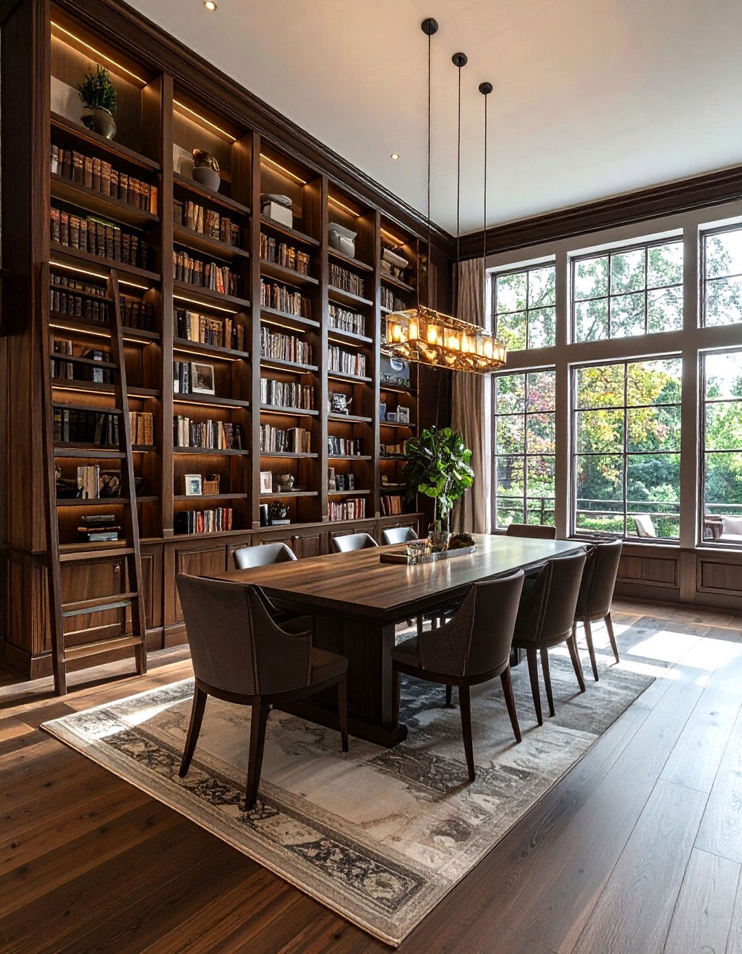 Floor To Ceiling Shelving - 30 dining room wall storage ideas