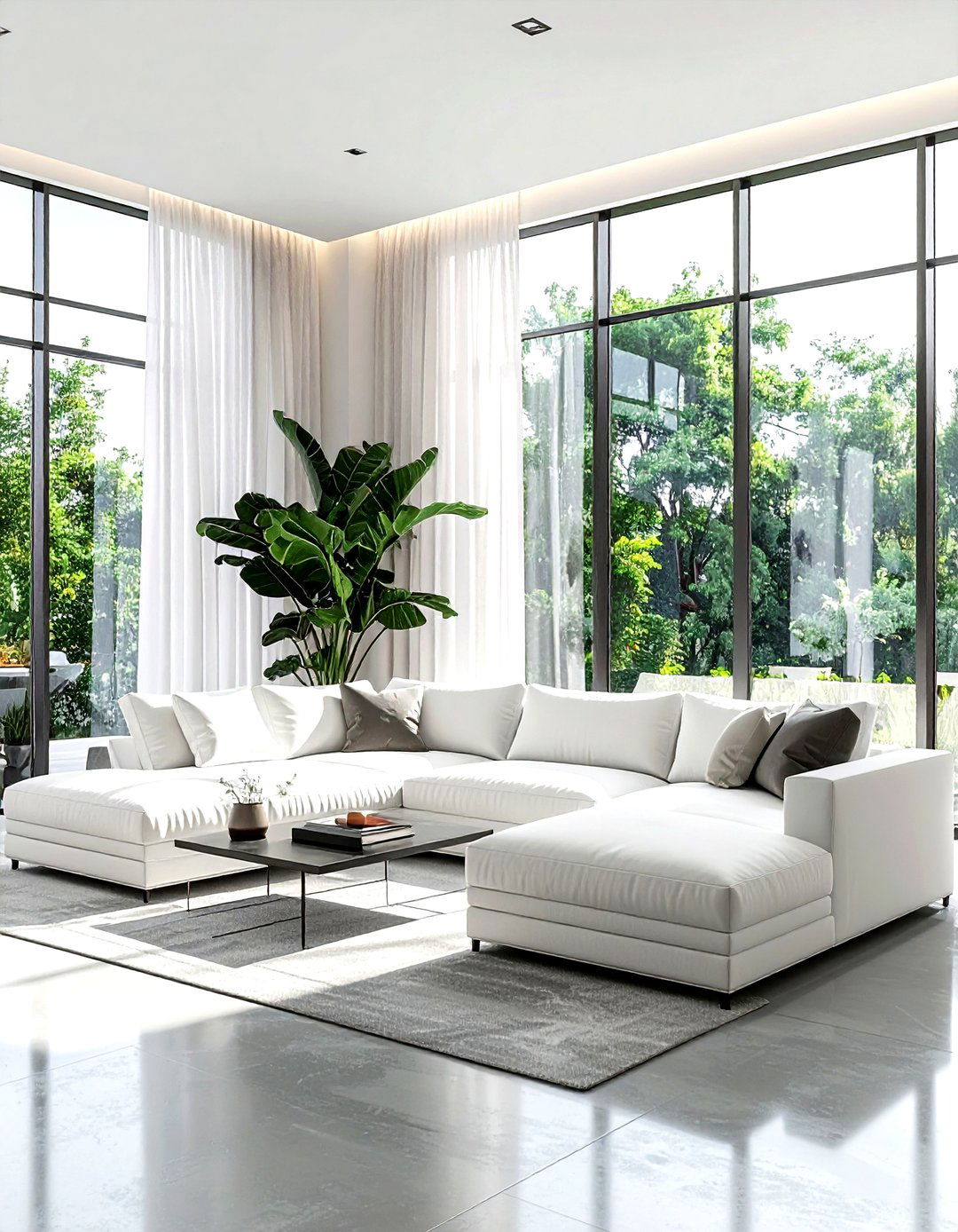 Floor To Ceiling Window - 30 living room window ideas