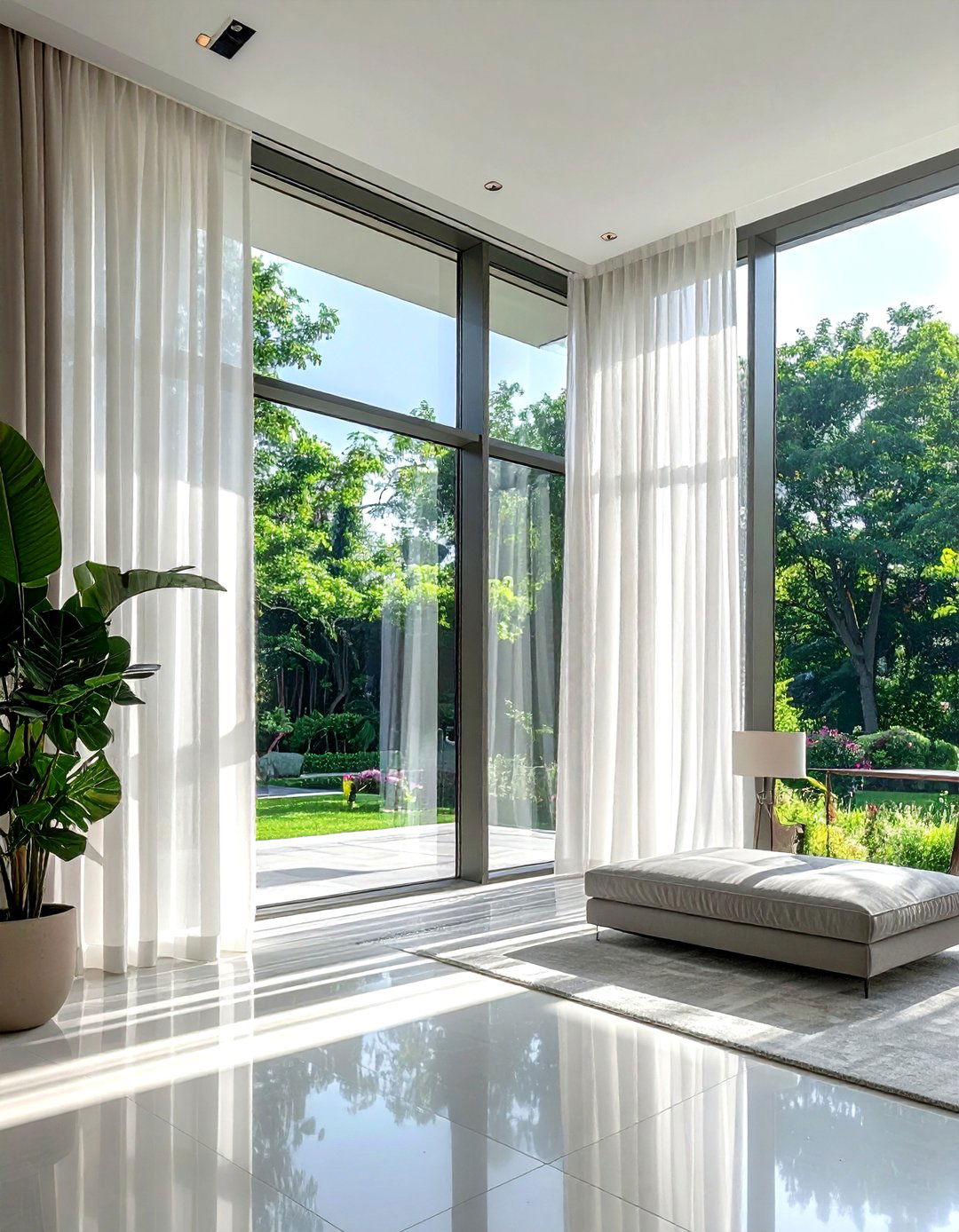 Floor To Ceiling Window - 30 polished decor ideas