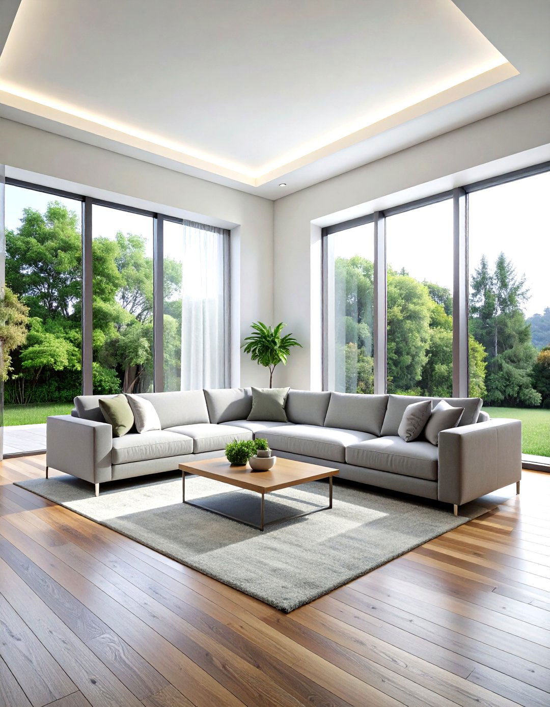 Floor To Ceiling Window - 30 living room natural lighting ideas